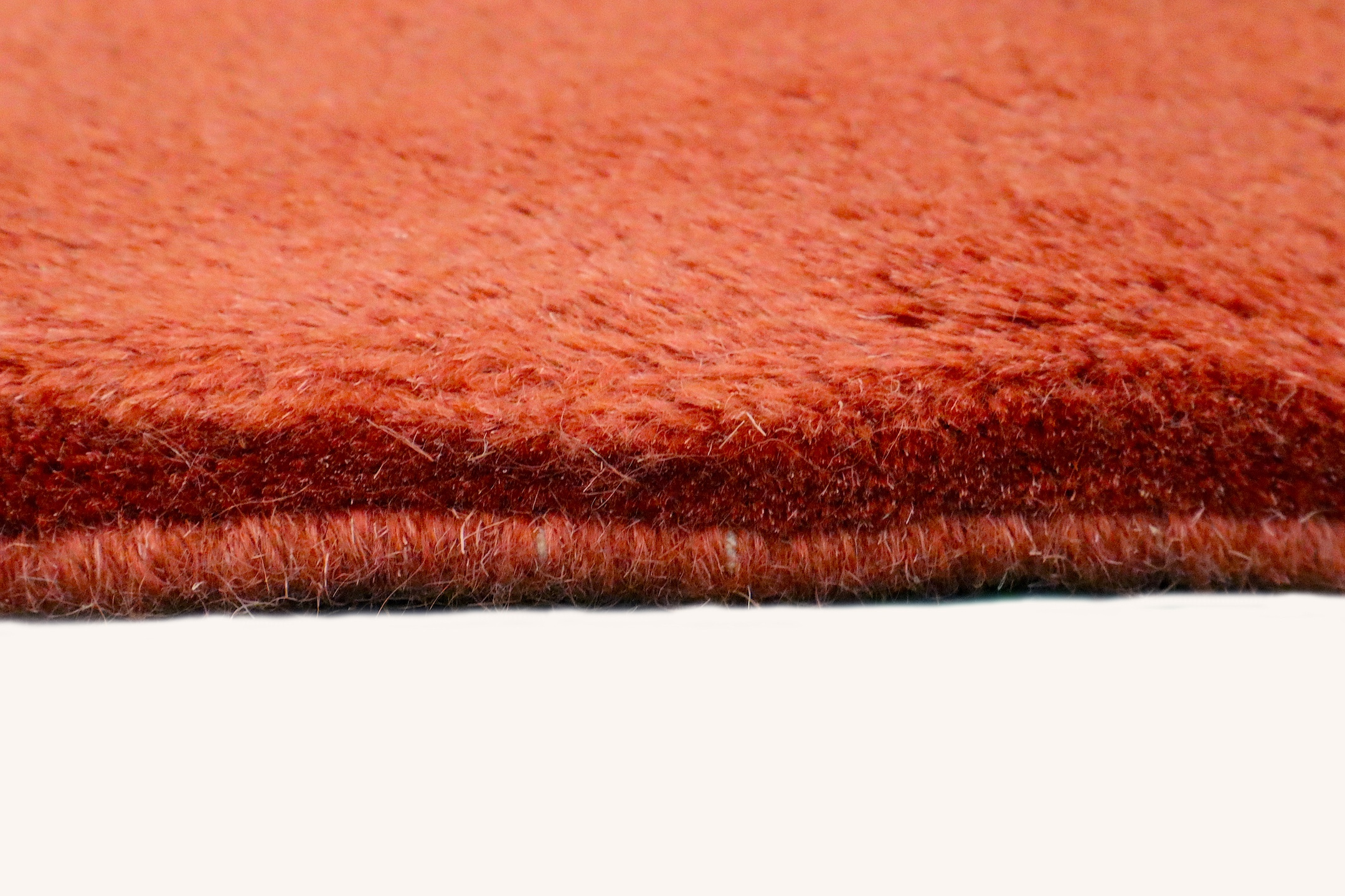 Plain carved Chinese rug - Orange -  100% wool rug with Floral design SPS030258 420 x 301