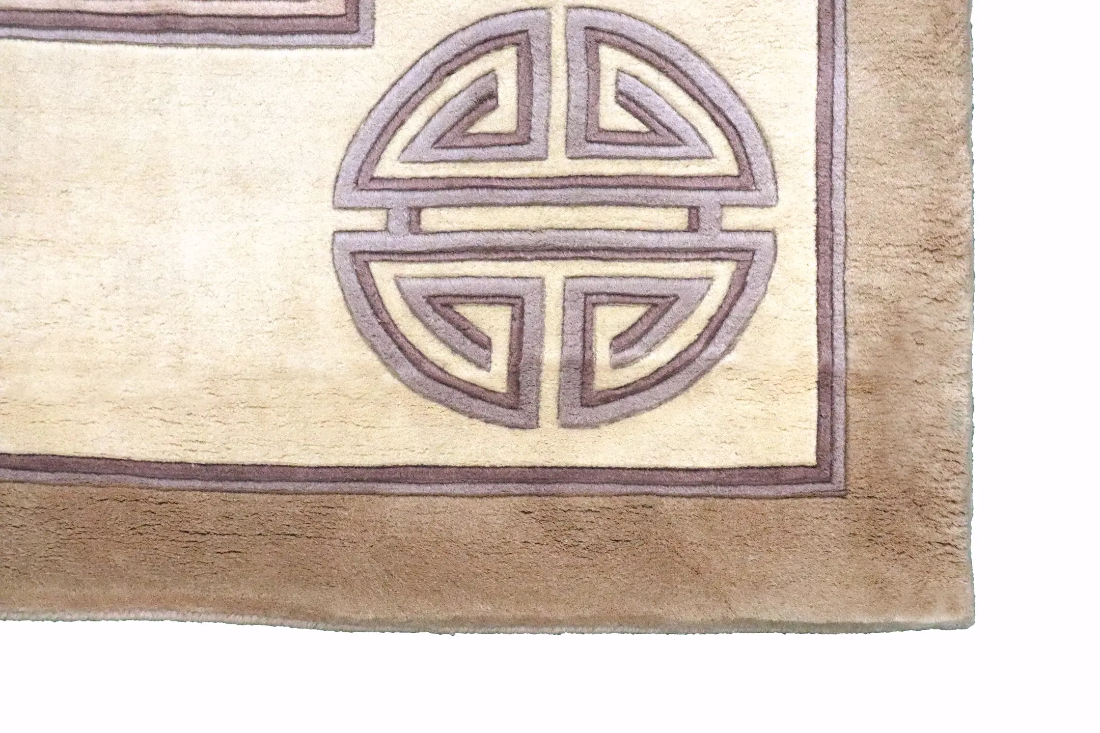 Premier Superwashed Chinese Rug - Beige - Luxury handknotted PSW030428 420 x 305