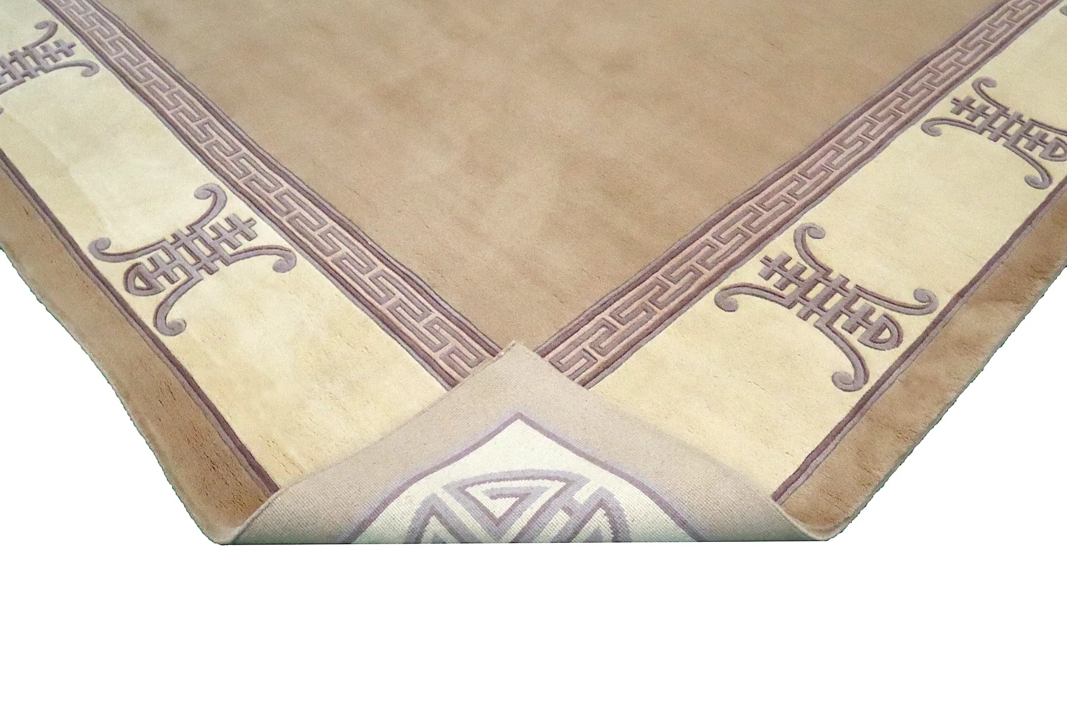 Premier Superwashed Chinese Rug - Beige - Luxury handknotted PSW030428 420 x 305