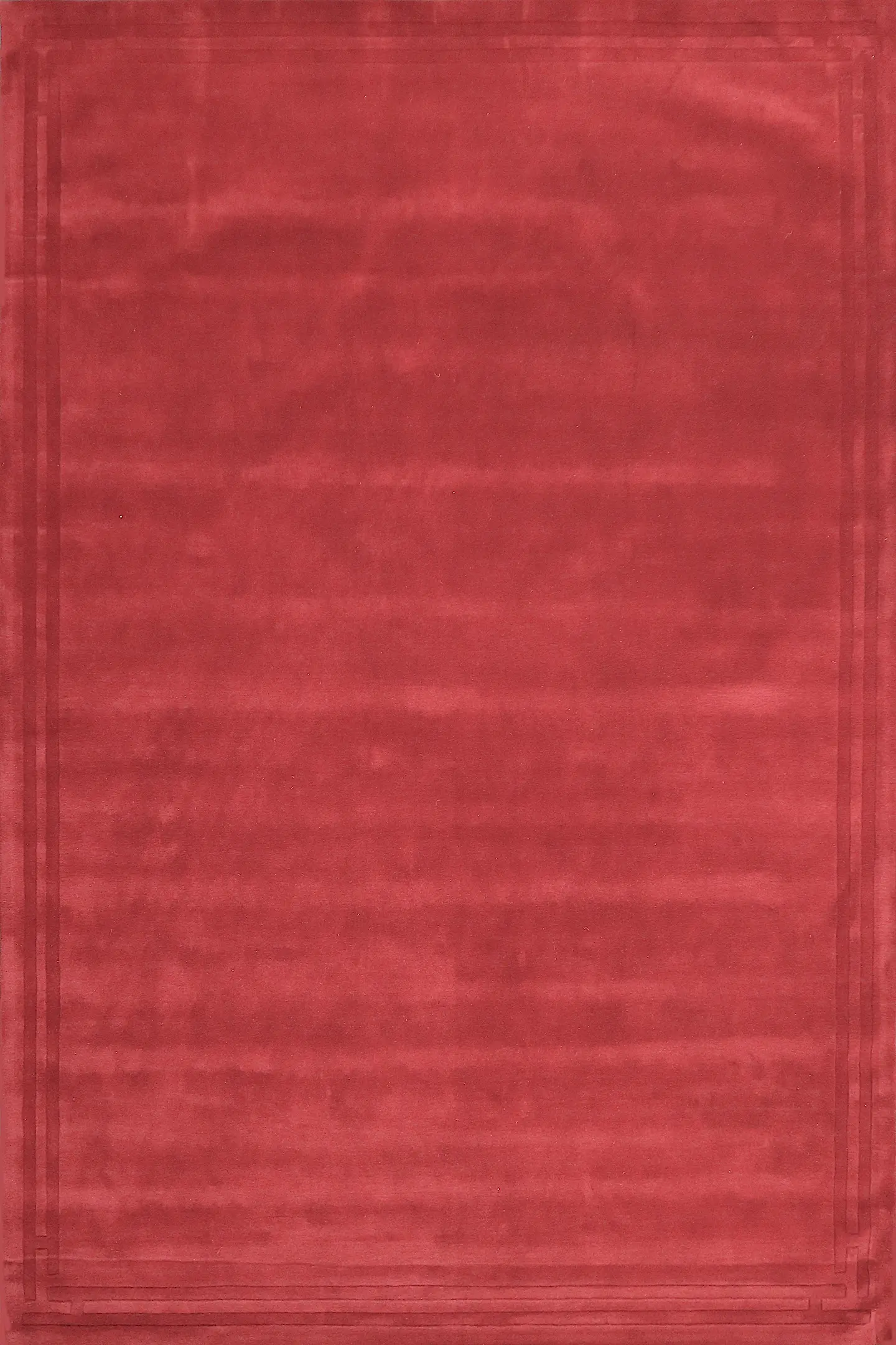 Lippa Plain Carved Rug - Red - Plain 100% wool rug with carved desig HHL030005 423 x 307