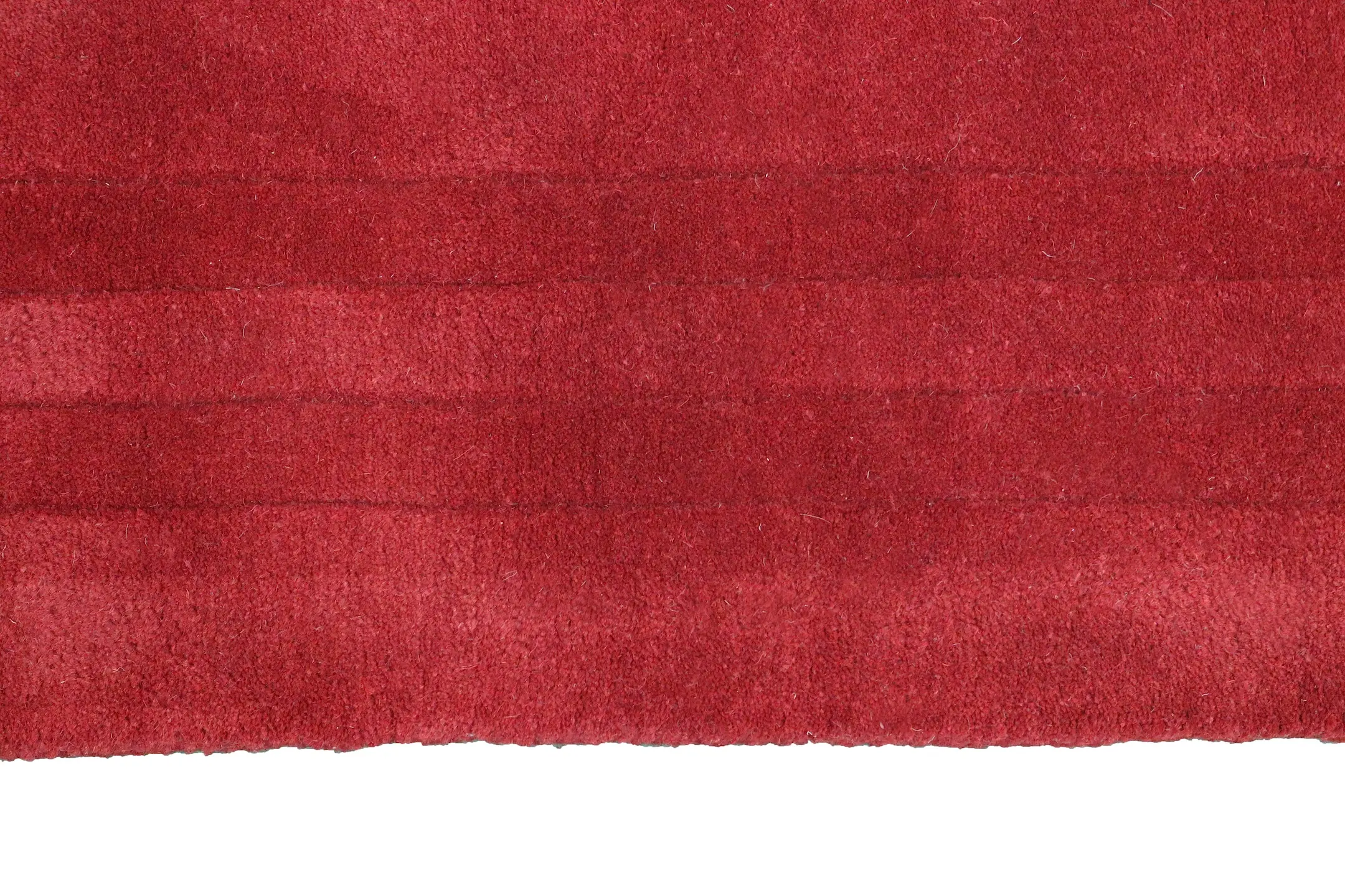 Lippa Plain Carved Rug - Red - Plain 100% wool rug with carved desig HHL030005 423 x 307