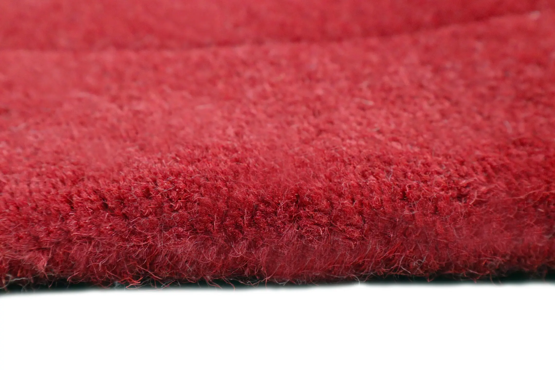 Lippa Plain Carved Rug - Red - Plain 100% wool rug with carved desig HHL030005 423 x 307