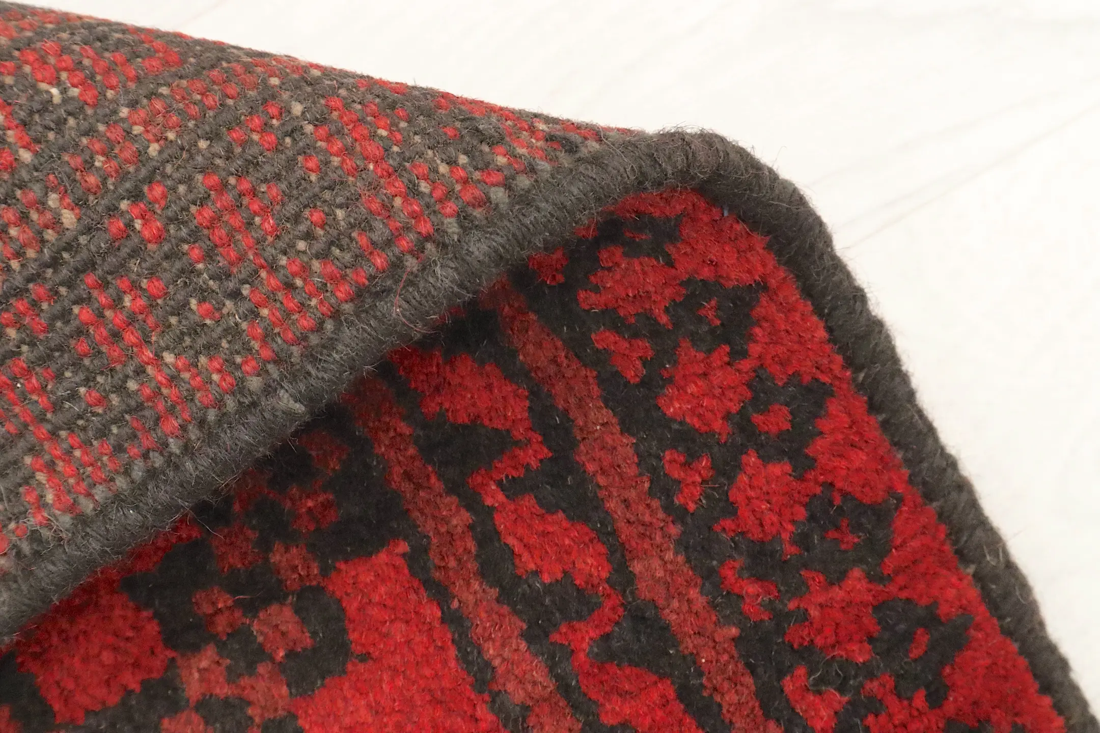 Fine Afghan Red Rug ARE042000 196x82