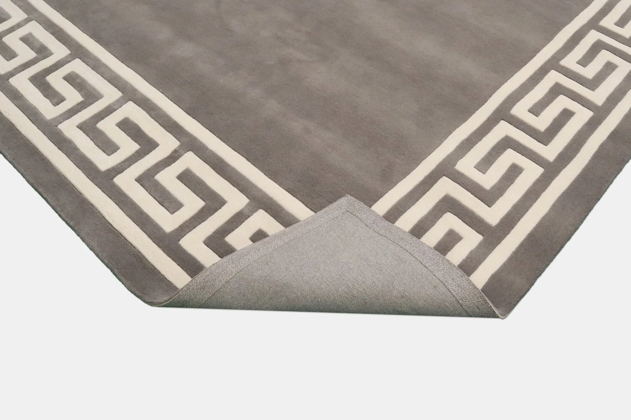 Indian Rug with Carved Greek Inspired Pattern ECD030004 415 x 304