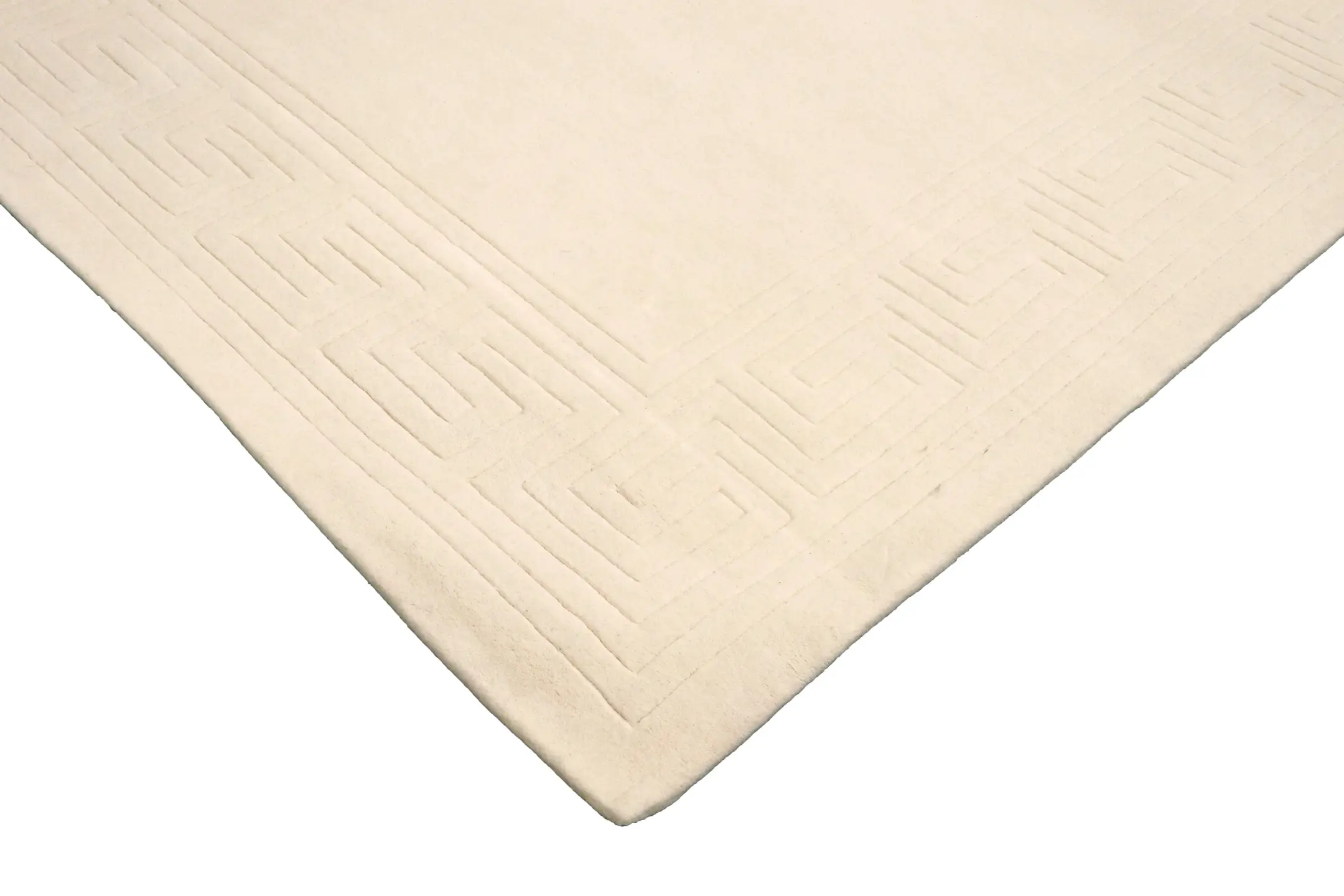 Indian rug with Carved Greek Inspired pattern ECD030001 420 x 306