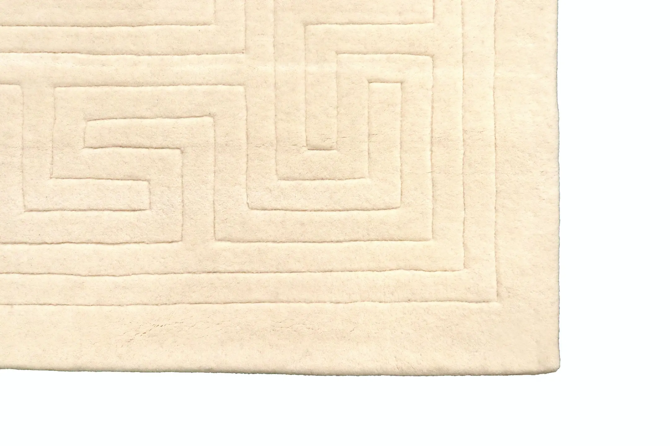 Indian rug with Carved Greek Inspired pattern ECD030001 420 x 306