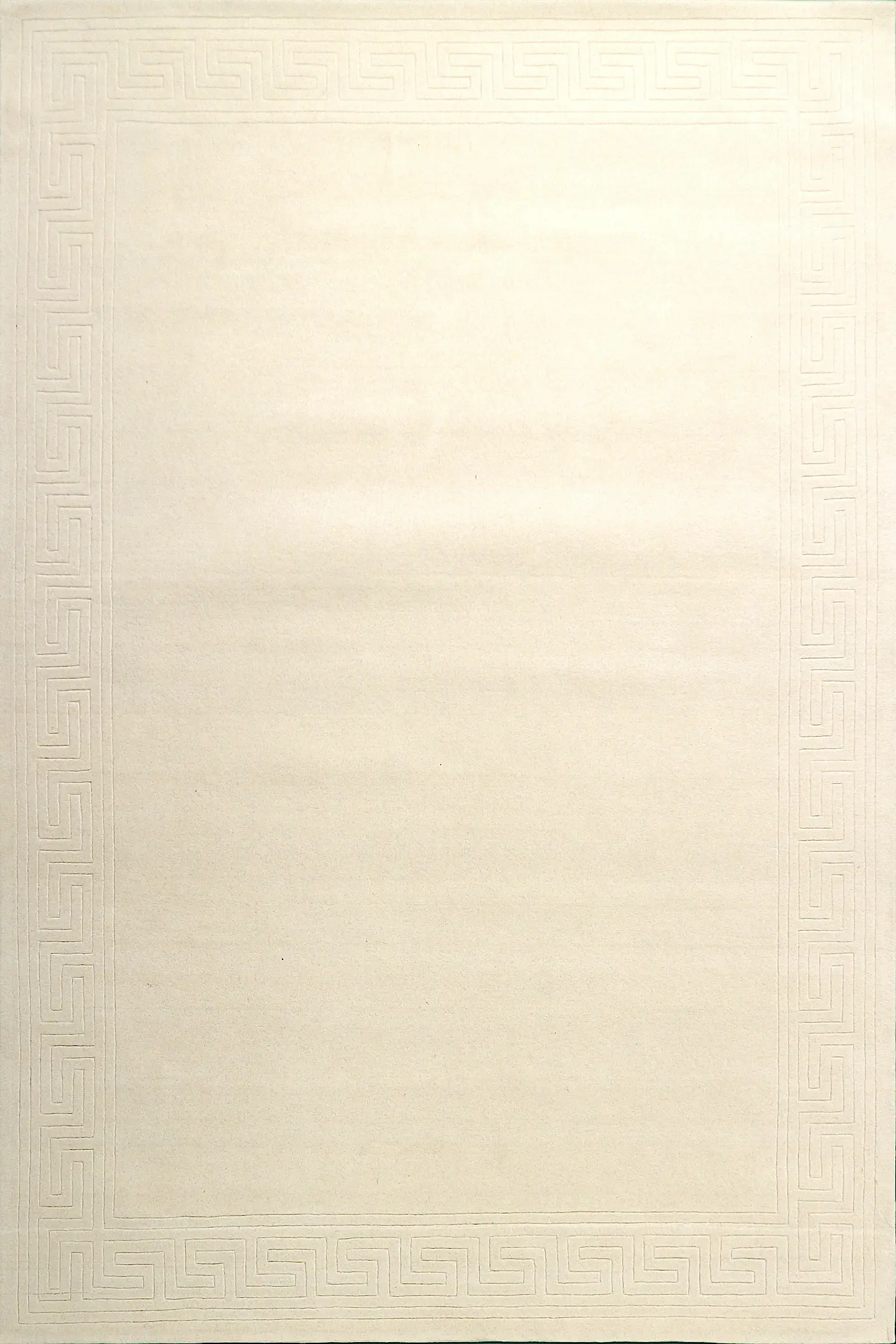 Indian rug with Carved Greek Inspired pattern ECD030001 420 x 306