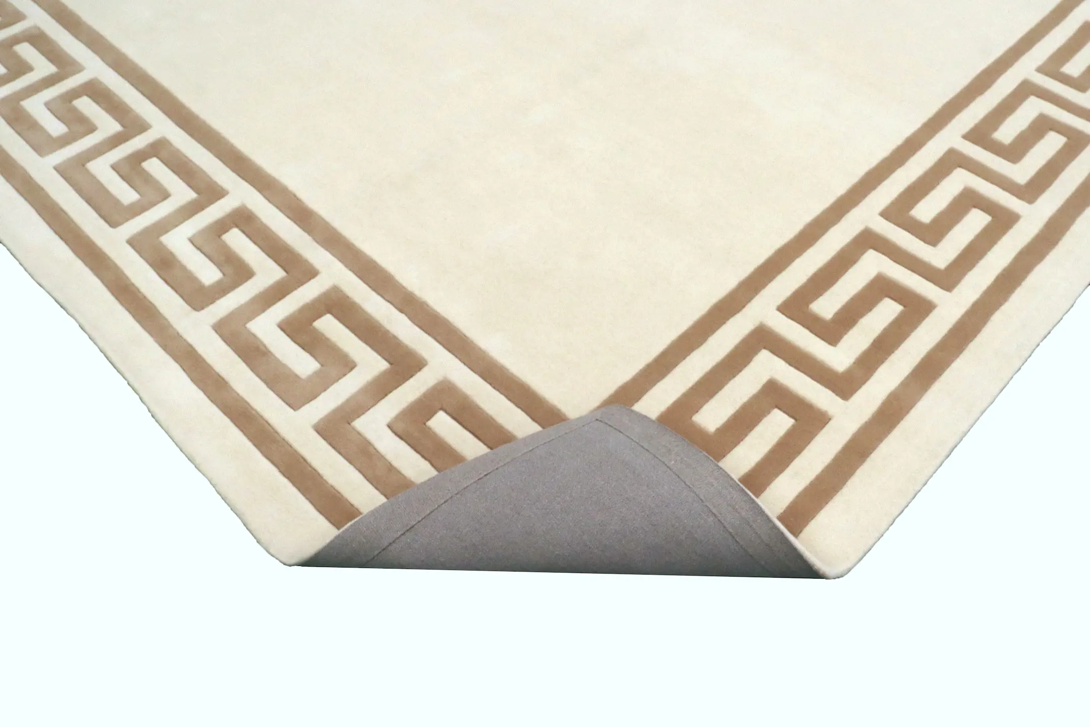 Indian Rug with Carved Greek Inspired Pattern  ECD030002 424 x 303