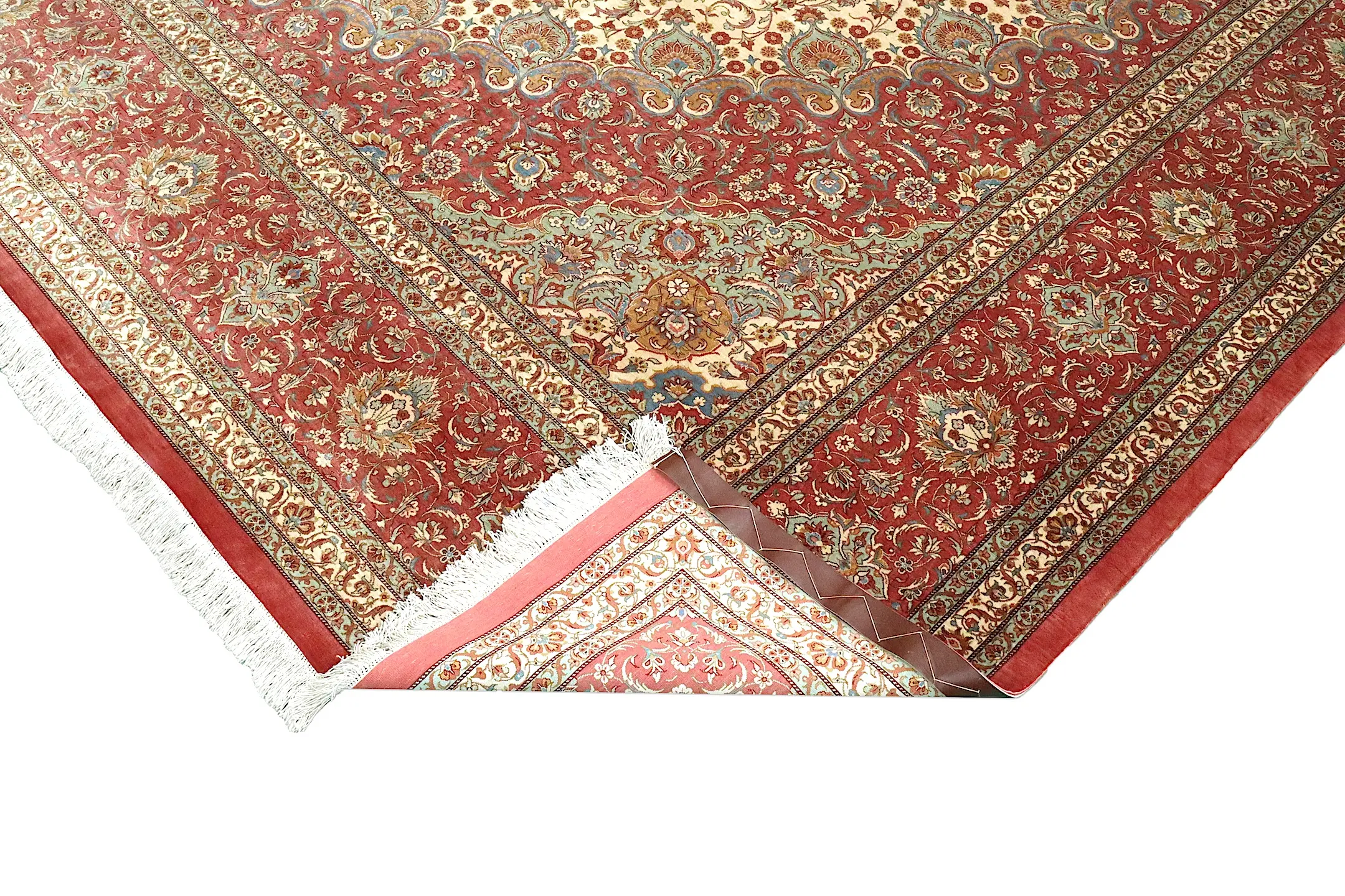 Persian Qum Silk Rug QSQ029000 408x296