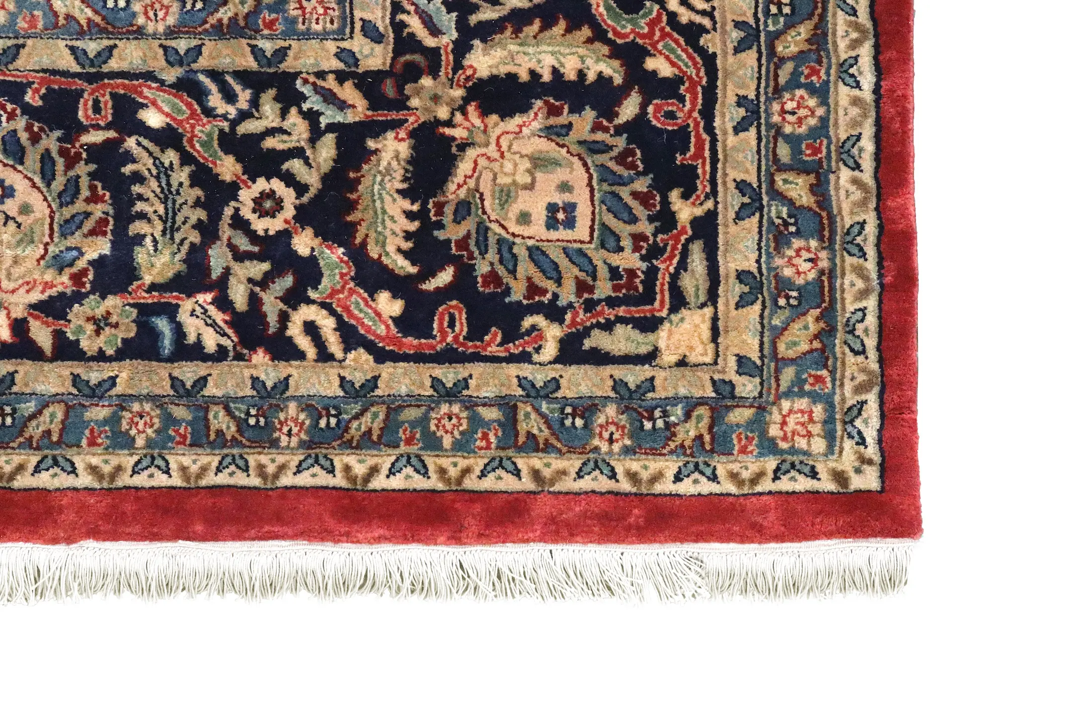 Very fine indo Persian - Red - Handknotted rug with Persian design IPF030002 430 x 295