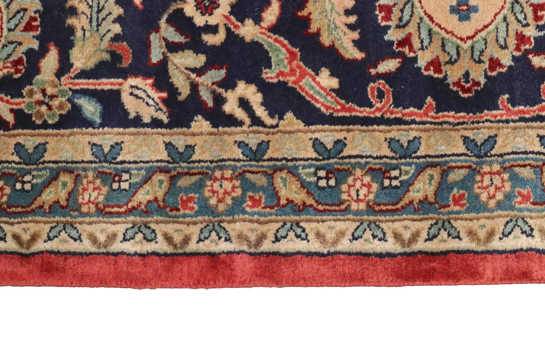Very fine indo Persian - Red - Handknotted rug with Persian design IPF030002 430 x 295