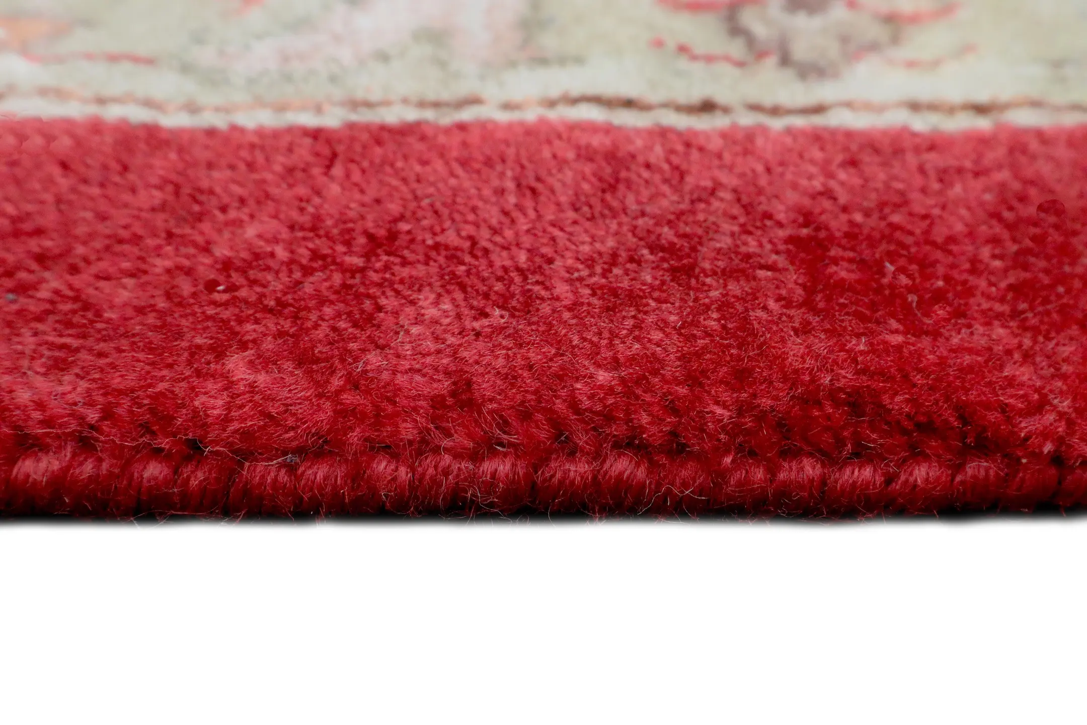 Very fine indo Persian - Red - Handknotted rug with Persian design IPF030007 426 x 299