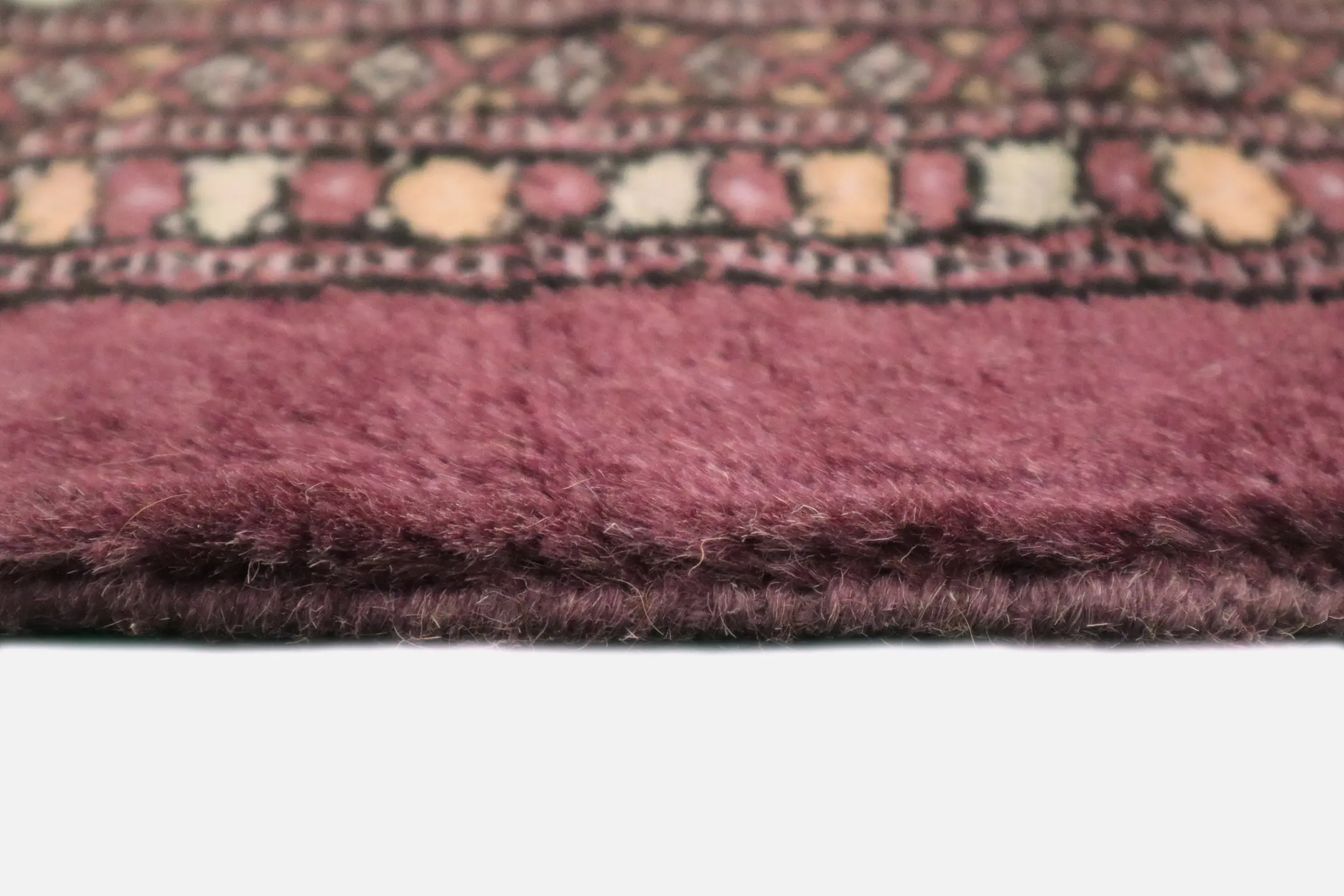 Pakistan Bokhara Rug - Purple - Handknotted 100% wool Bokhara rug BOF030063 407x303