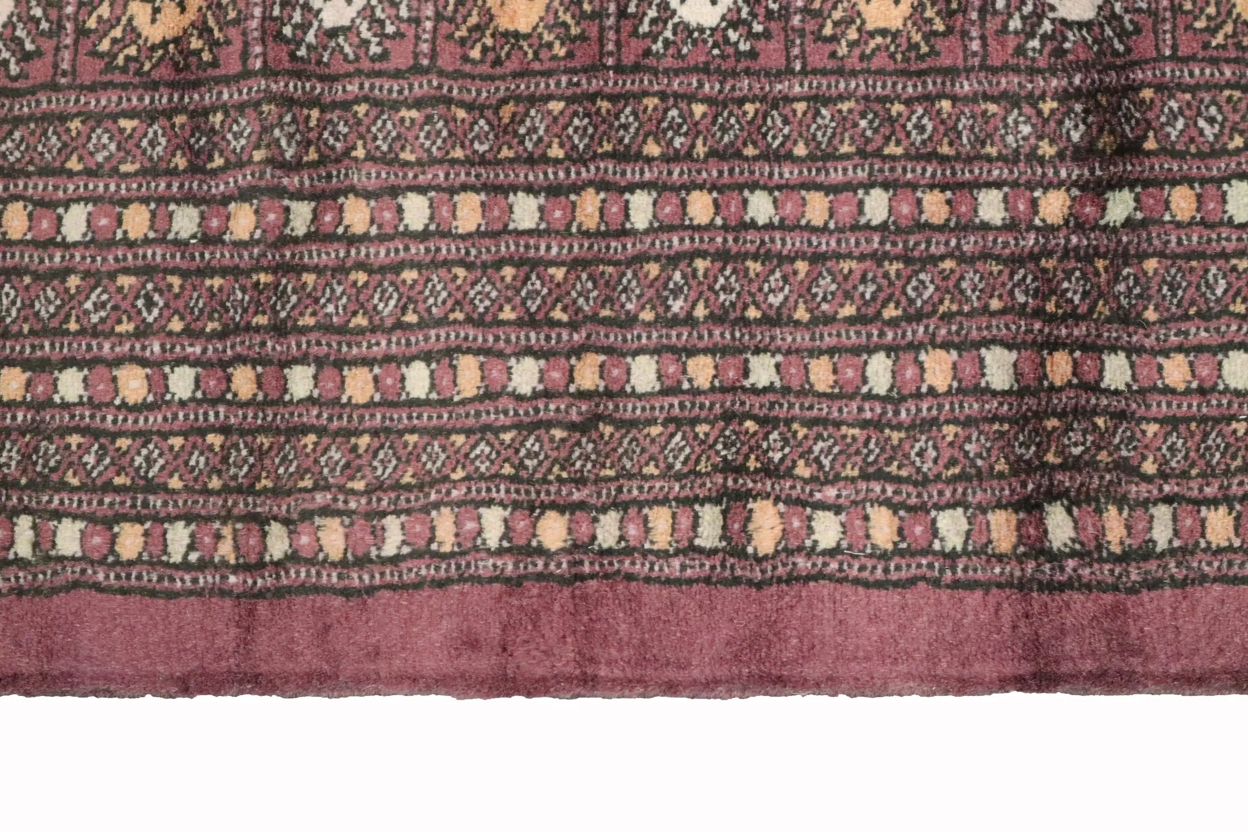 Pakistan Bokhara Rug - Purple - Handknotted 100% wool Bokhara rug BOF030063 407x303