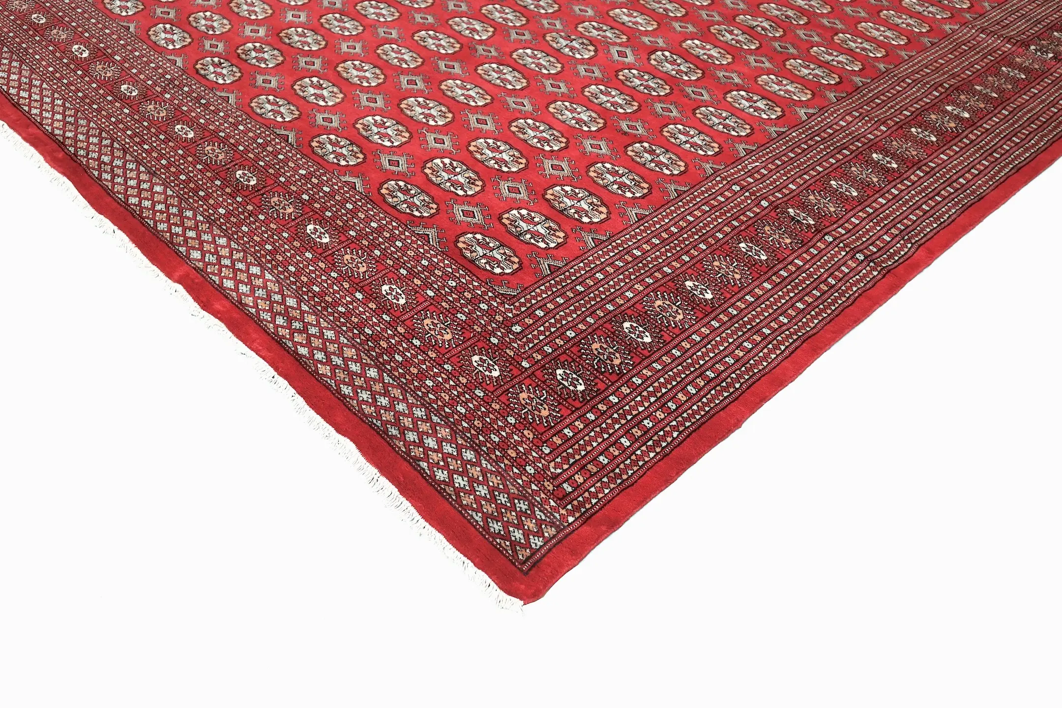 Pakistan Bokhara Rug - Red - Handknotted 100% wool Bokhara rug BOK030052 428 x 310