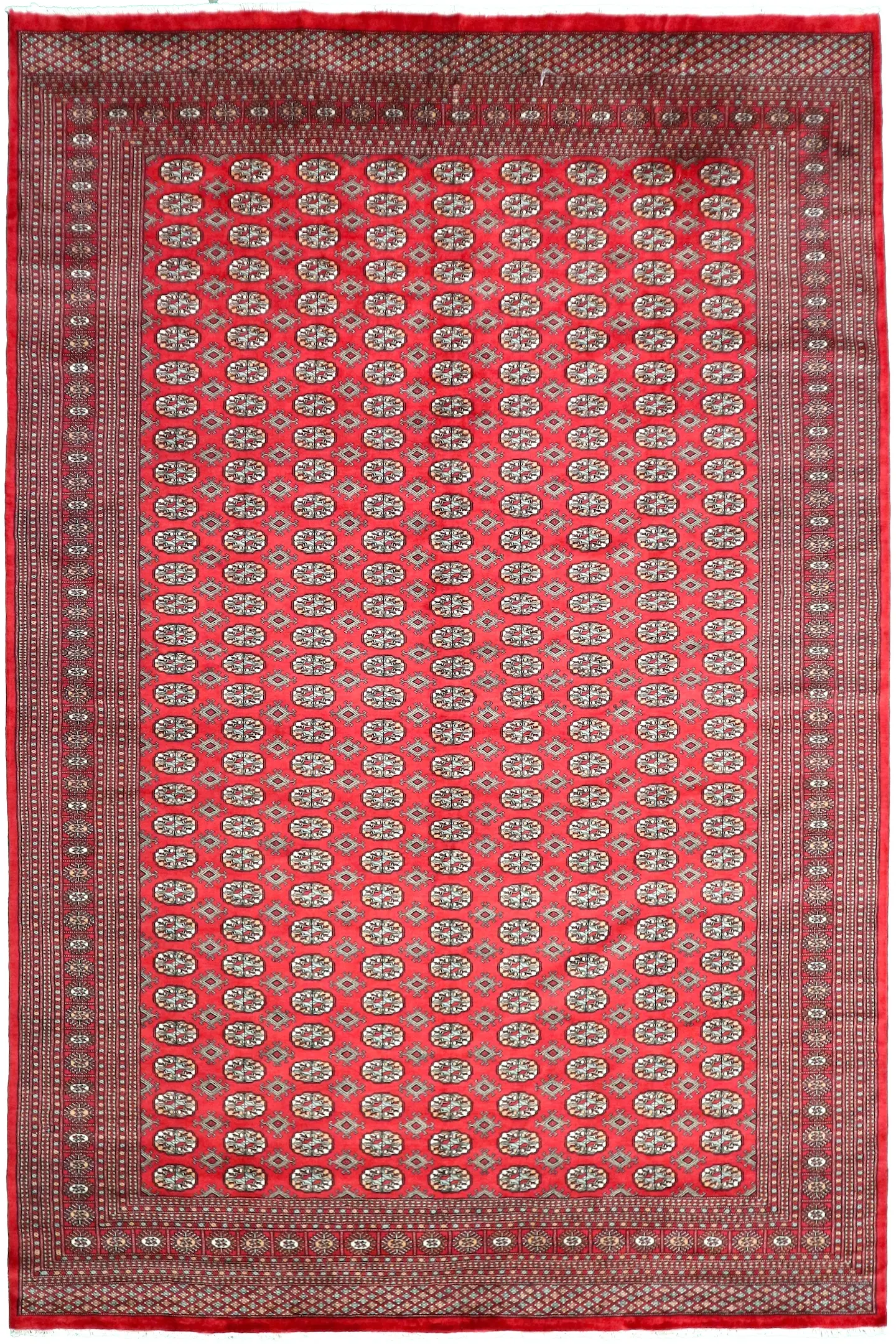 Pakistan Bokhara Rug - Red - Handknotted 100% wool Bokhara rug BOK030052 428 x 310