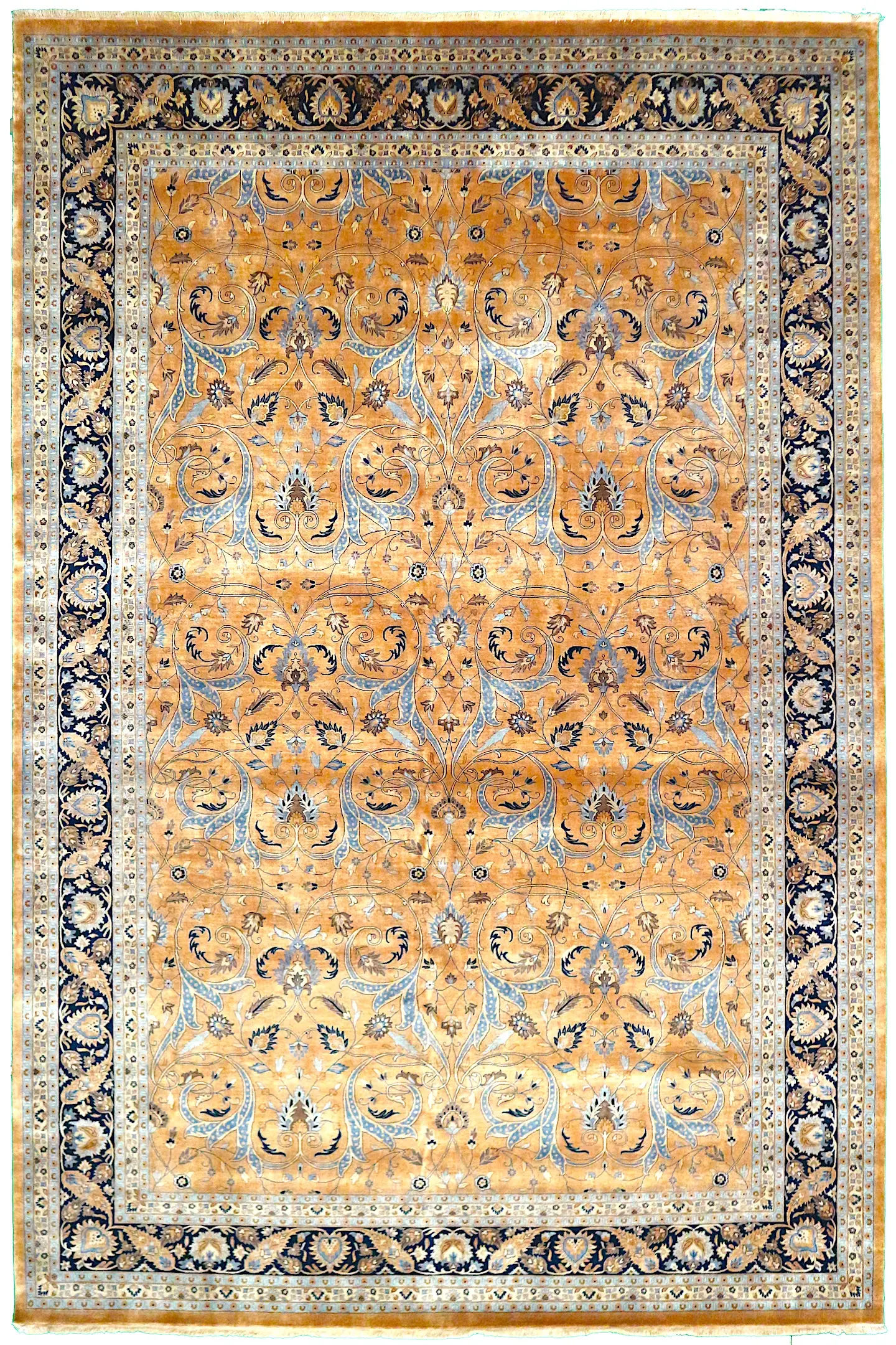 Very Fine Indo Persian Design Rug IPF035003 554x368