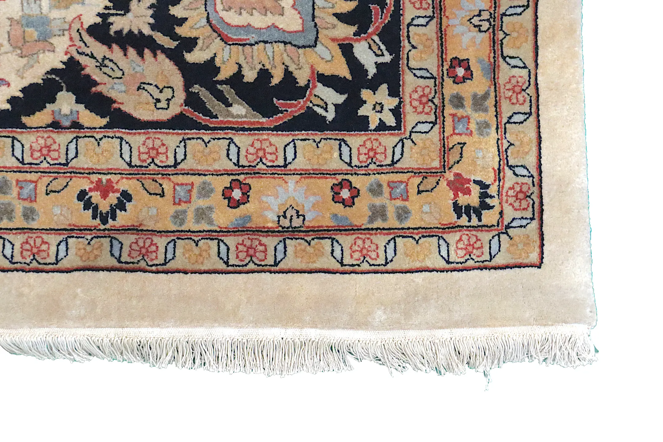 Very fine indo Persian Handknotted rug with Persian design IPF035005 563 x 356