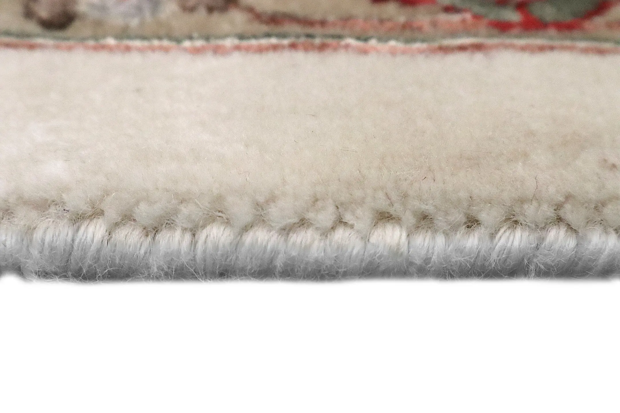 Very fine indo Persian - Cream - Handknotted rug with Persian design IPF035006 556 x 362