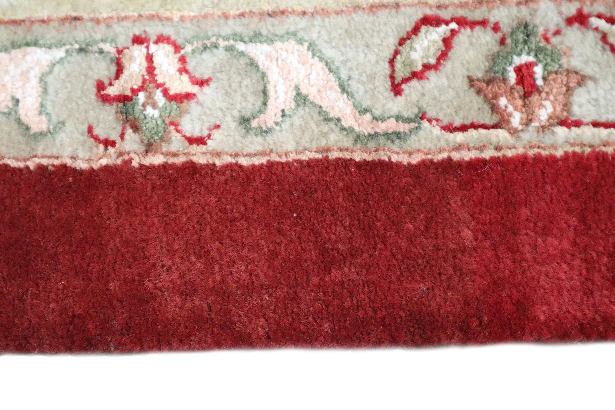 Very fine indo Persian - Red - Handknotted rug with Persian design IPF035007 549 x 368