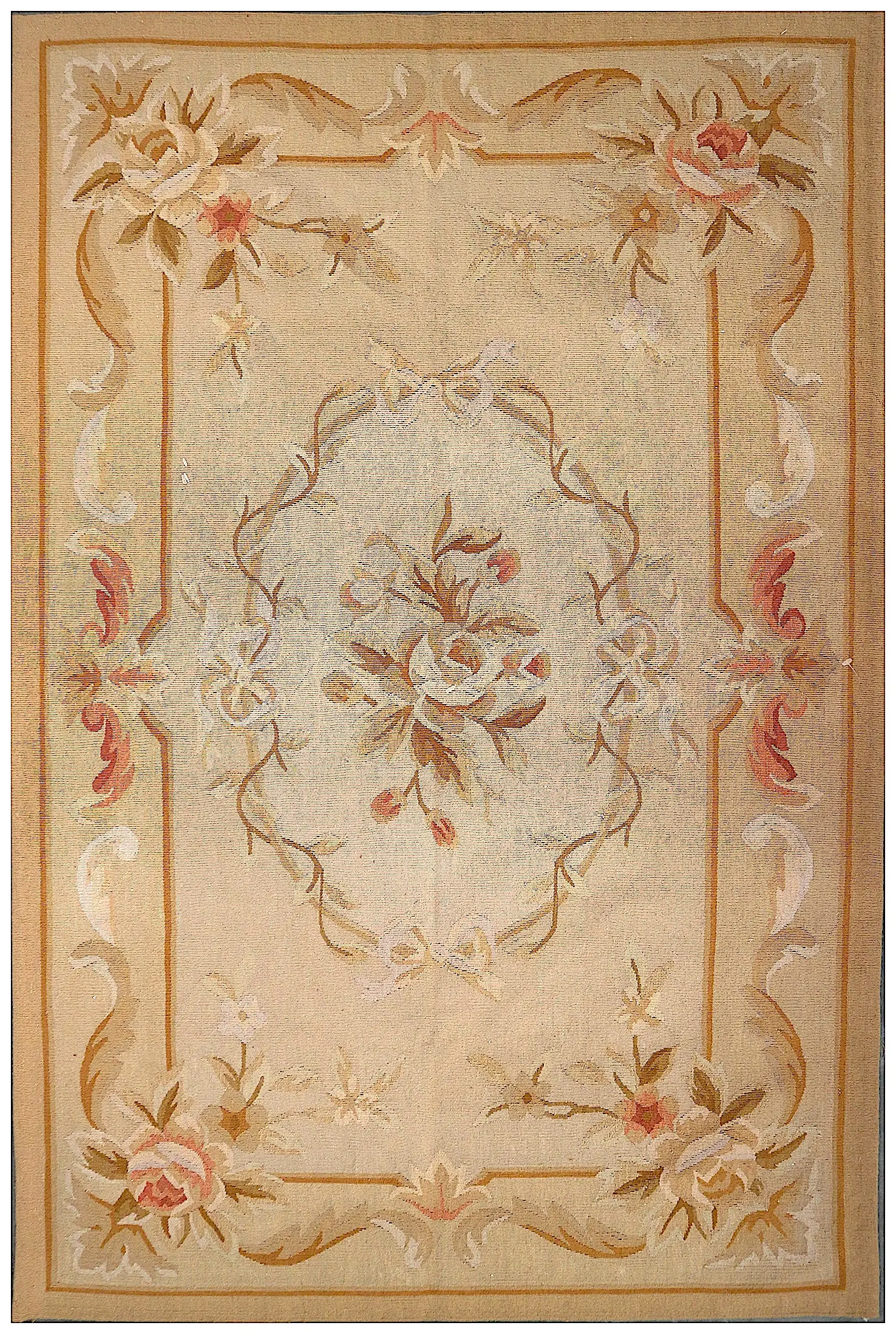 Chinese Aubusson Needlepoint Rug CAU013401 154 x 91