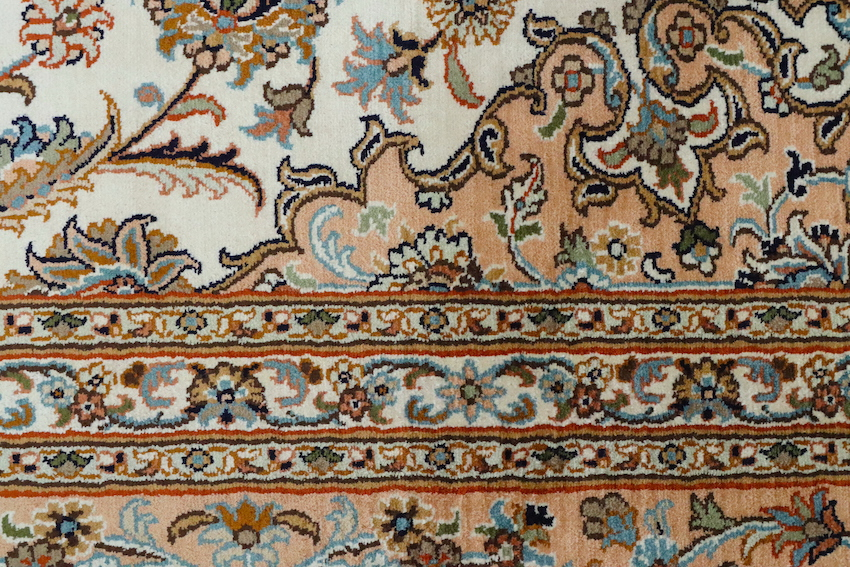 Kashmiri Silk Rug KSK025079 3.10 x 2.49