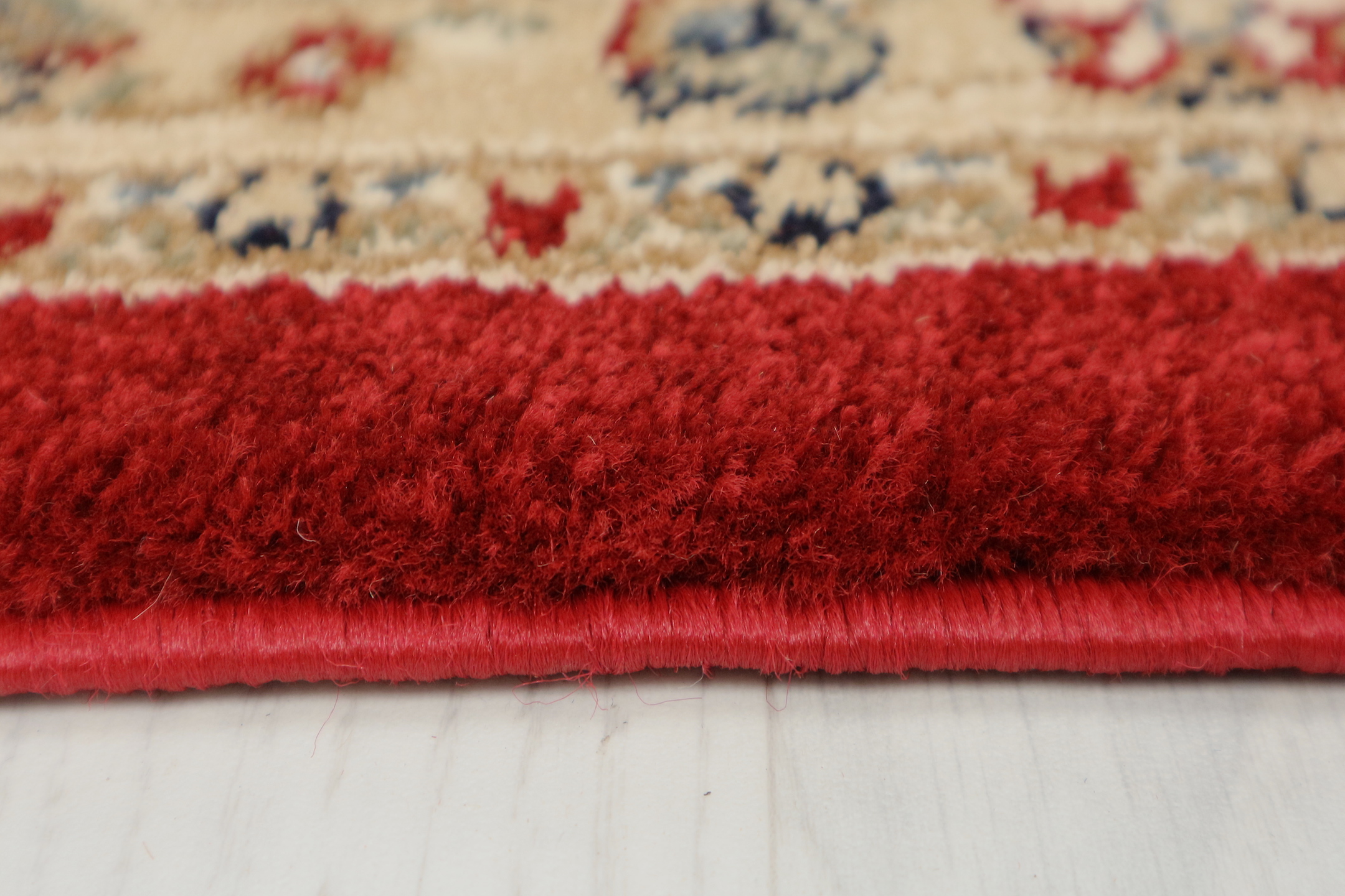 Kirman Machine Woven Rug - Red - ZKI000