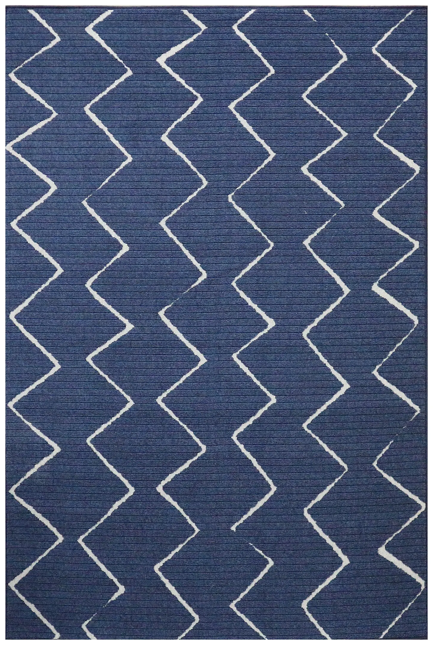 Outdoor rug - Blue - Zigzag Design ZBE014