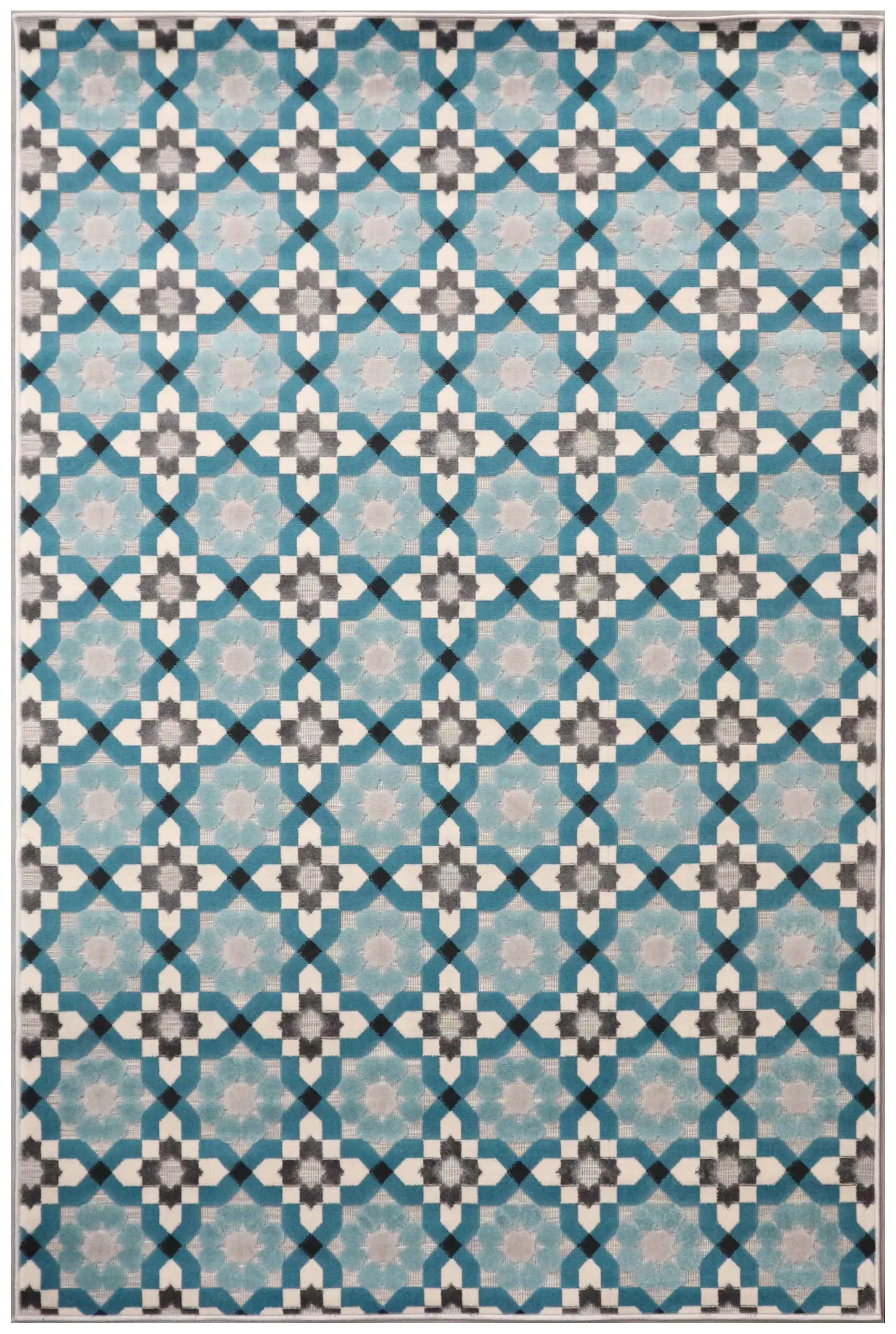 Outdoor rug - Blue - Contemporary Design ZBF006