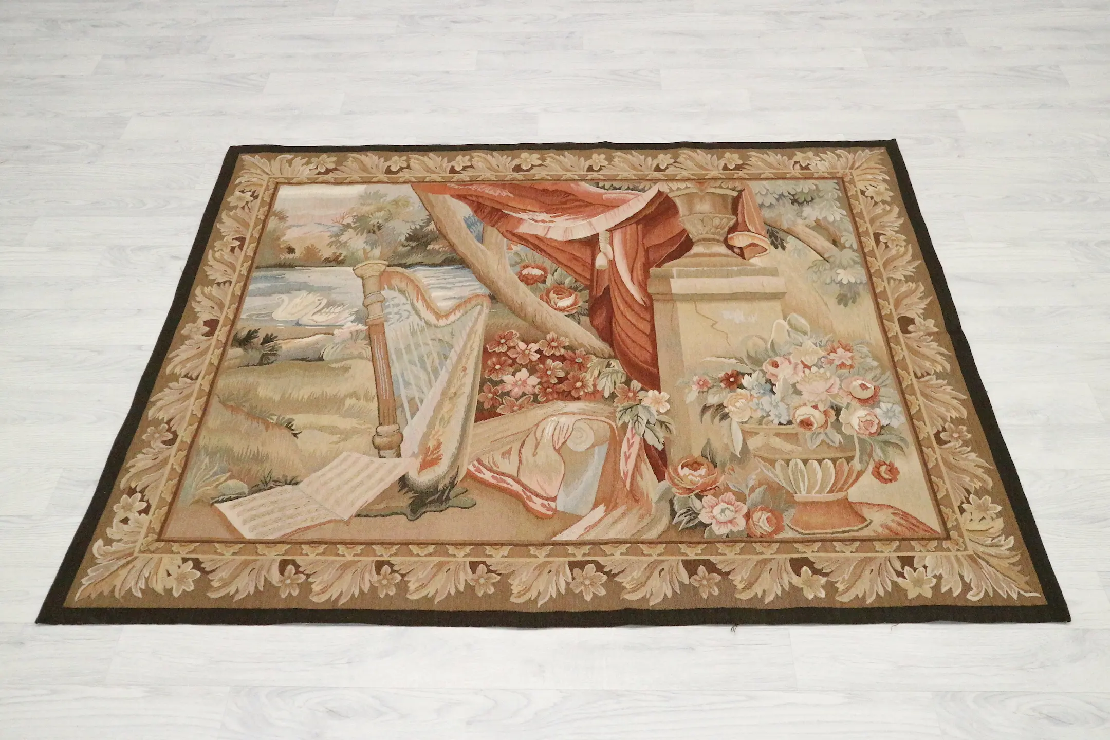 Chinese Tapestry Needlepoint Rug Wall Hanging TAP005000 153 x 126