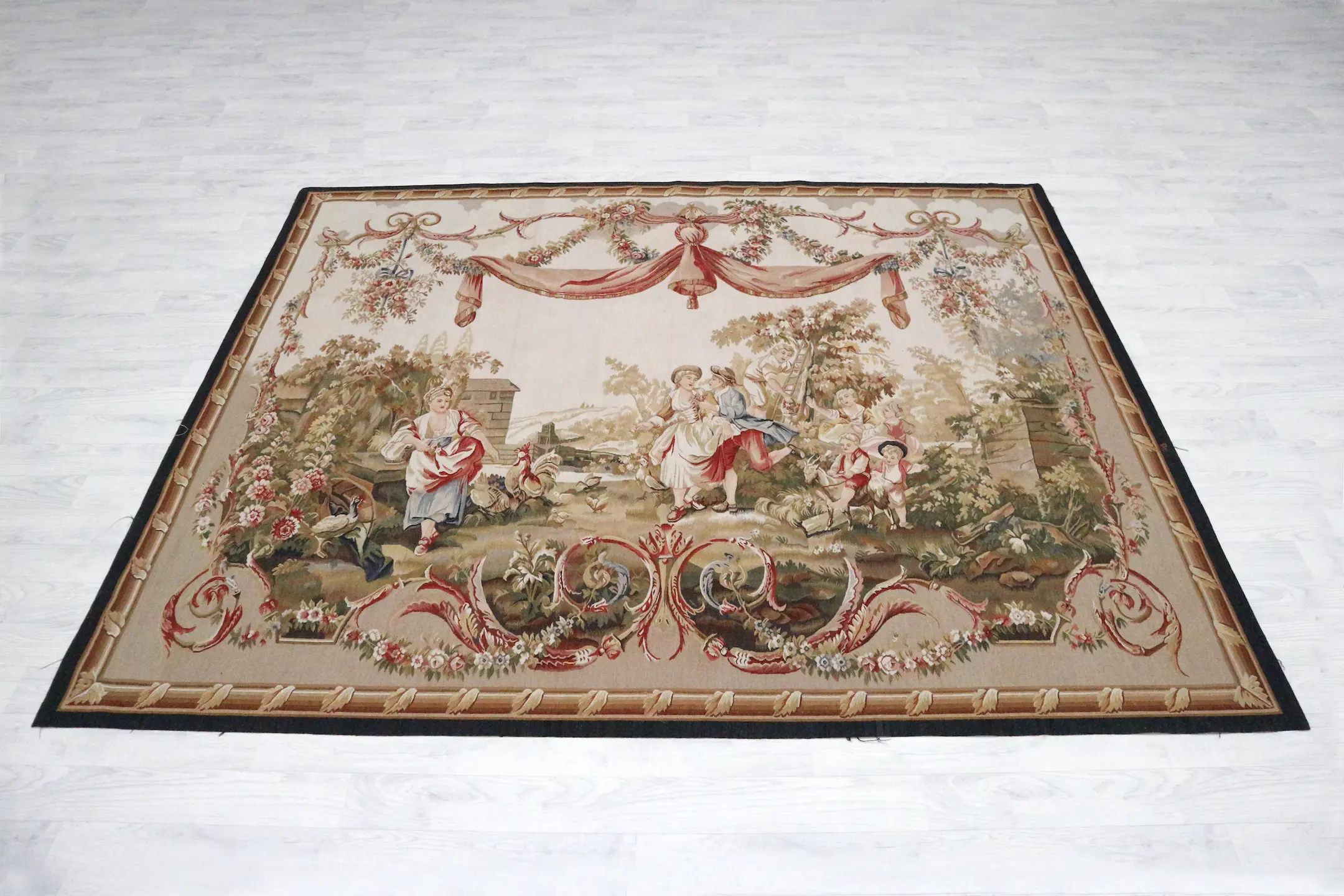 Chinese Tapestry Needlepoint Rug Wall Hanging TAP011000 236x186