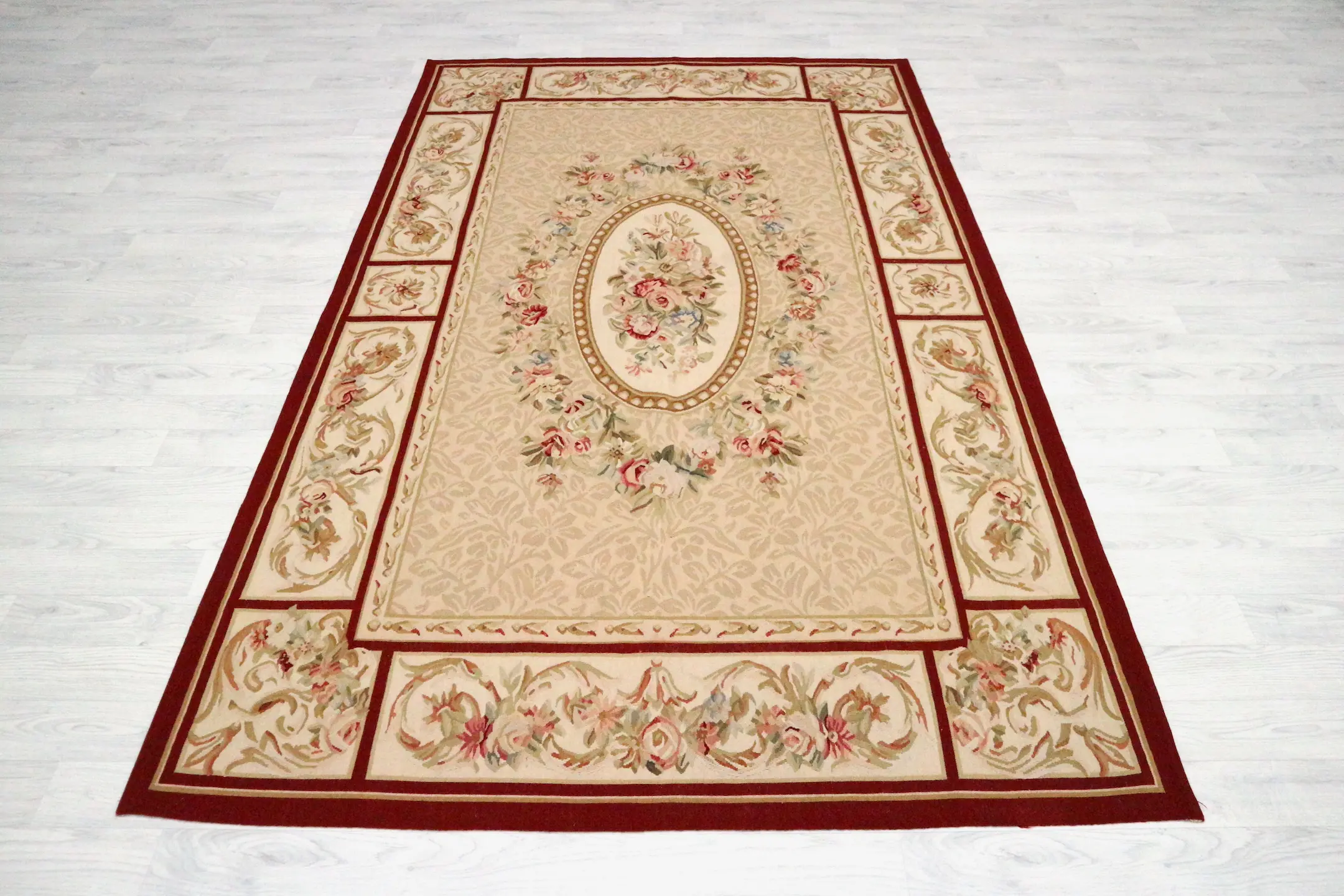 Chinese Aubusson Needlepoint Rug CAU020302 245 x 146