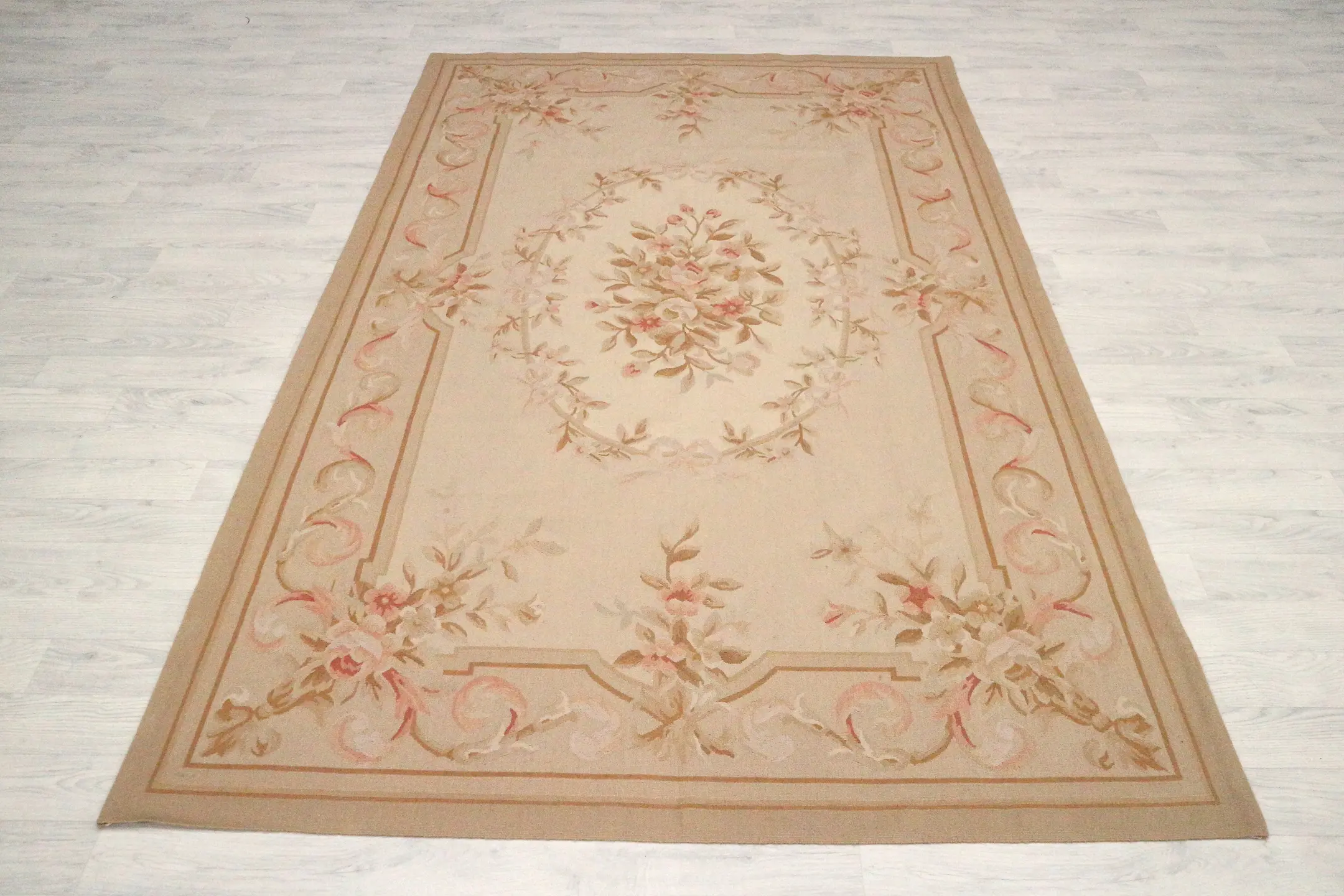 Chinese Aubusson Needlepoint Rug CAU020401 247 x 153