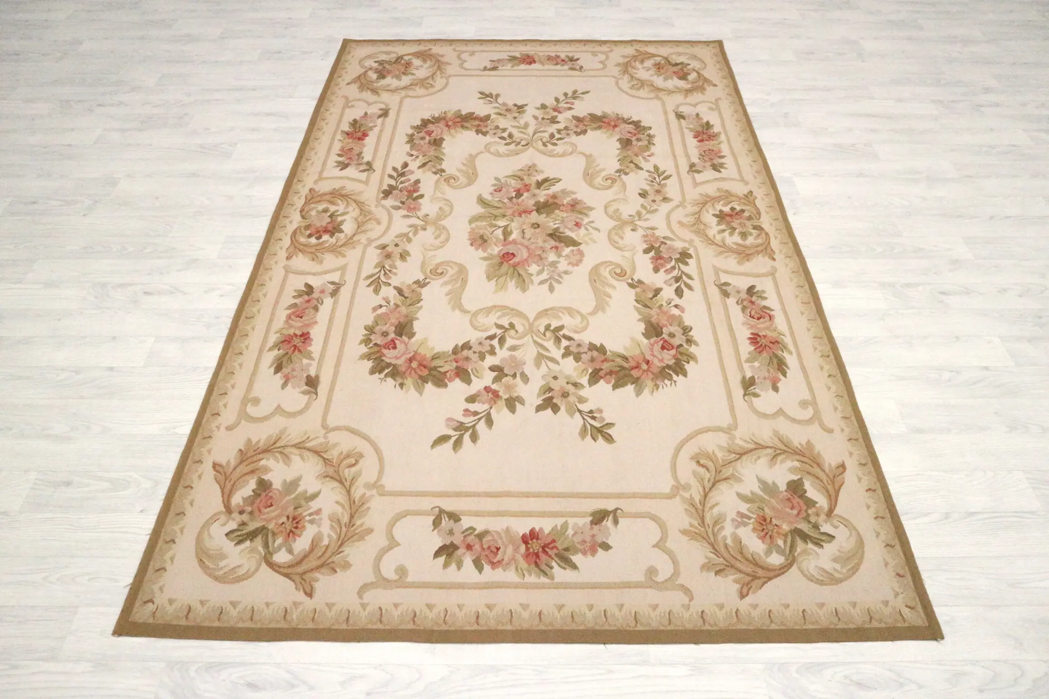 Chinese Aubusson Needlepoint Rug CAU020303 243 x 143
