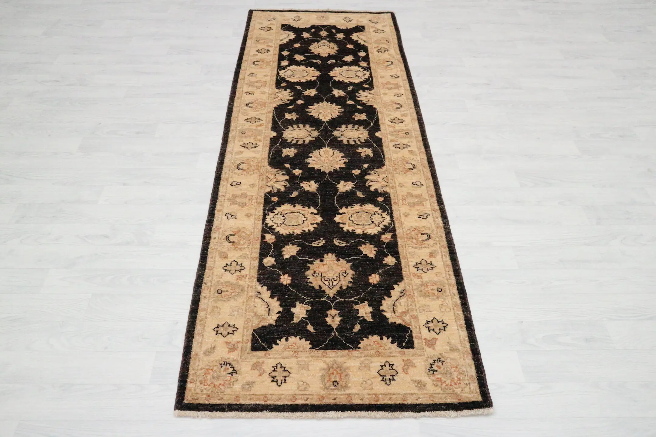 Afghan Veg Dye Rug AVE044073 240 x 83