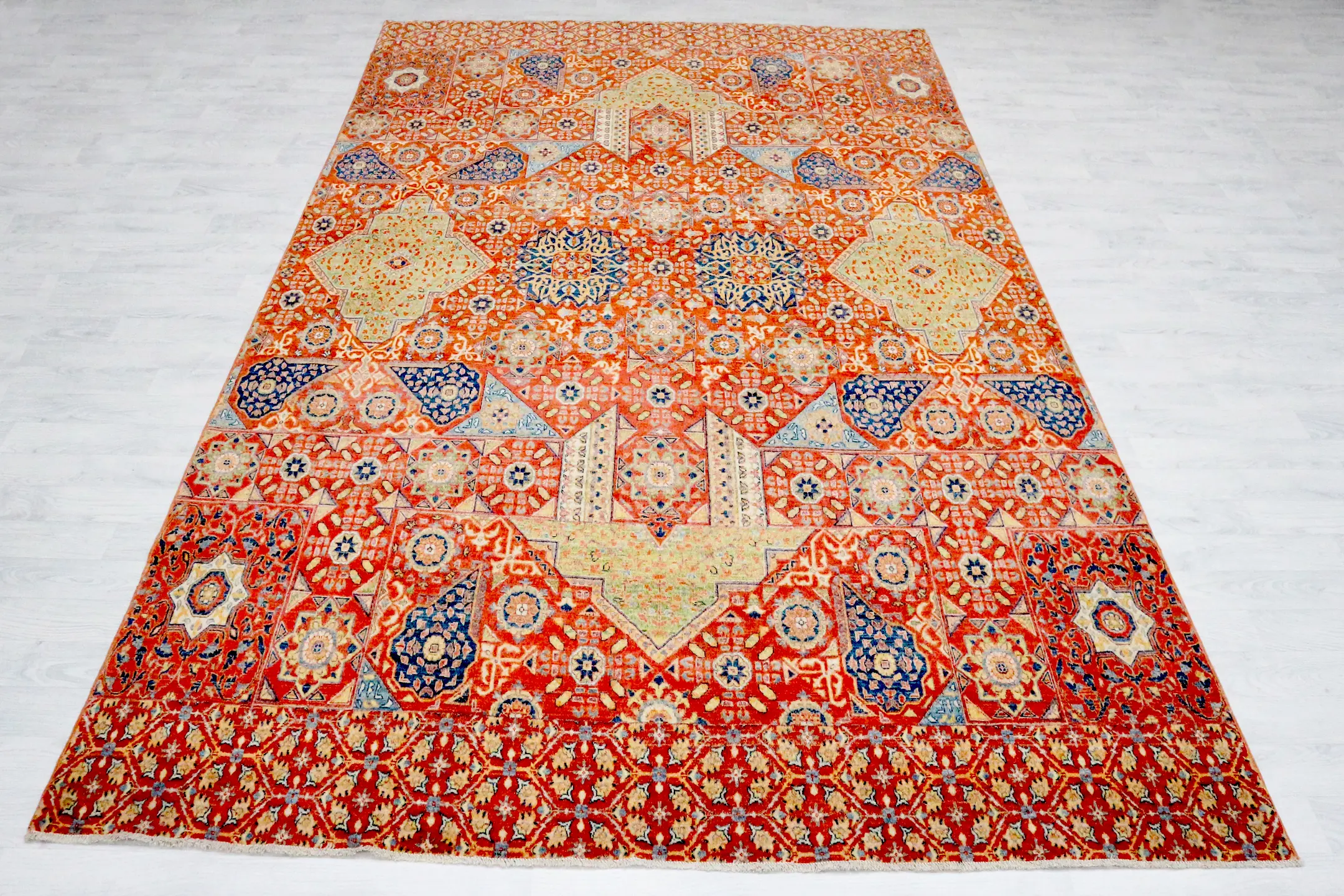 Fine Afghan Mamluk Rug ASM027L00 334 X 243