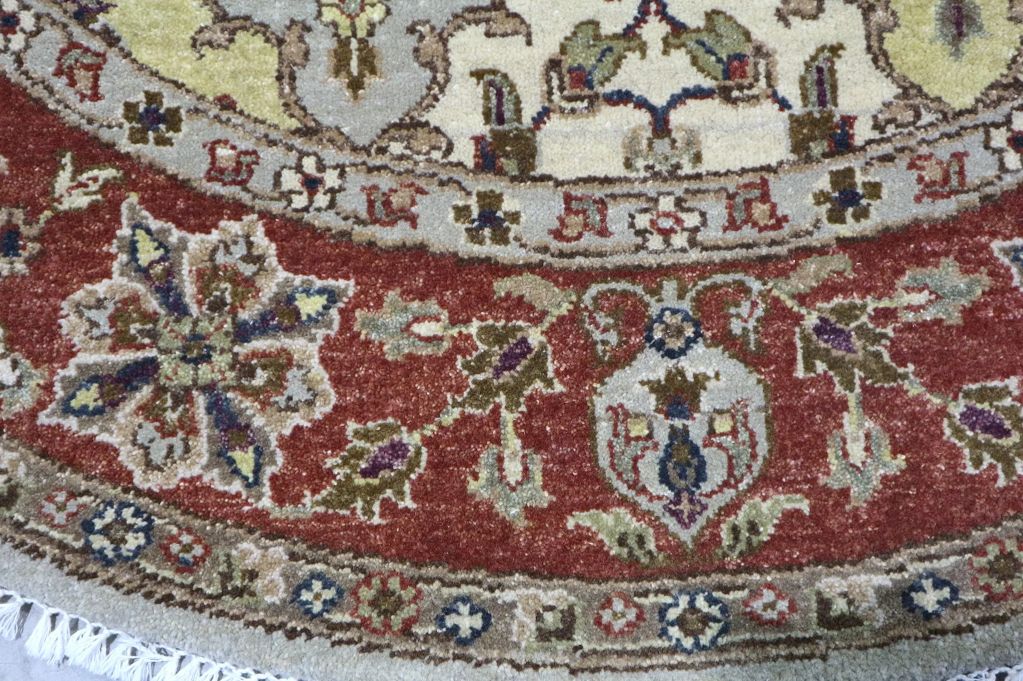 Jaipur Gazni Rug - Multicoloured - Handknotted Indian rug with Zeigler design IJG030