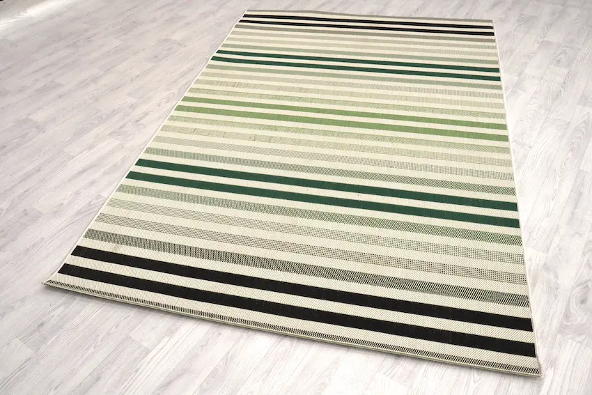 Outdoor rug - Multicoloured - Striped Design ZBE012
