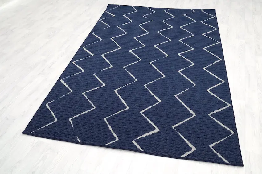 Outdoor rug - Blue - Zigzag Design ZBE014