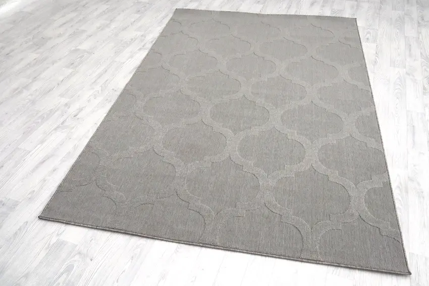 Outdoor rug - Grey - Plain Design ZBE015