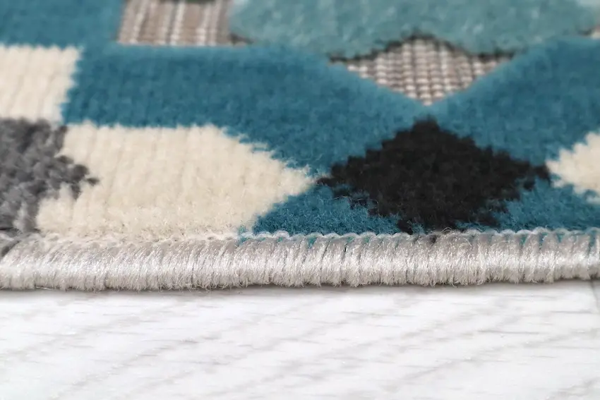 Outdoor rug - Blue - Contemporary Design ZBF006