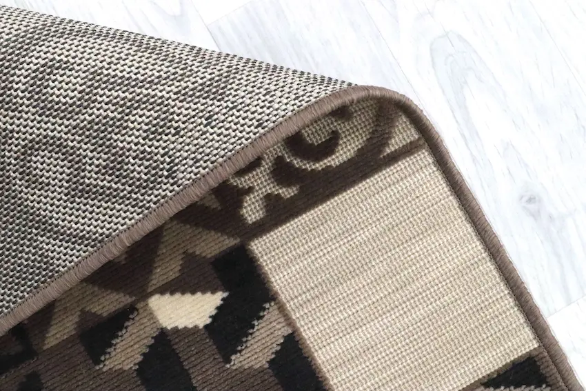 Outdoor rug - Neutral & Brown - Patchwork Design ZBF007