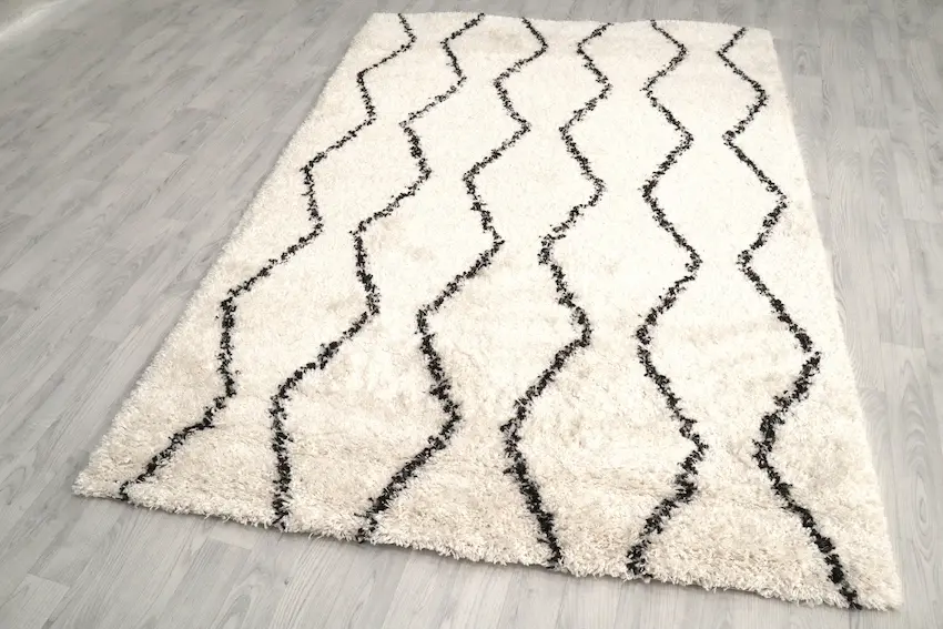 Shaggy Rug - Cream ZBK009