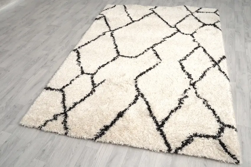 Shaggy Rug - Cream ZBK010