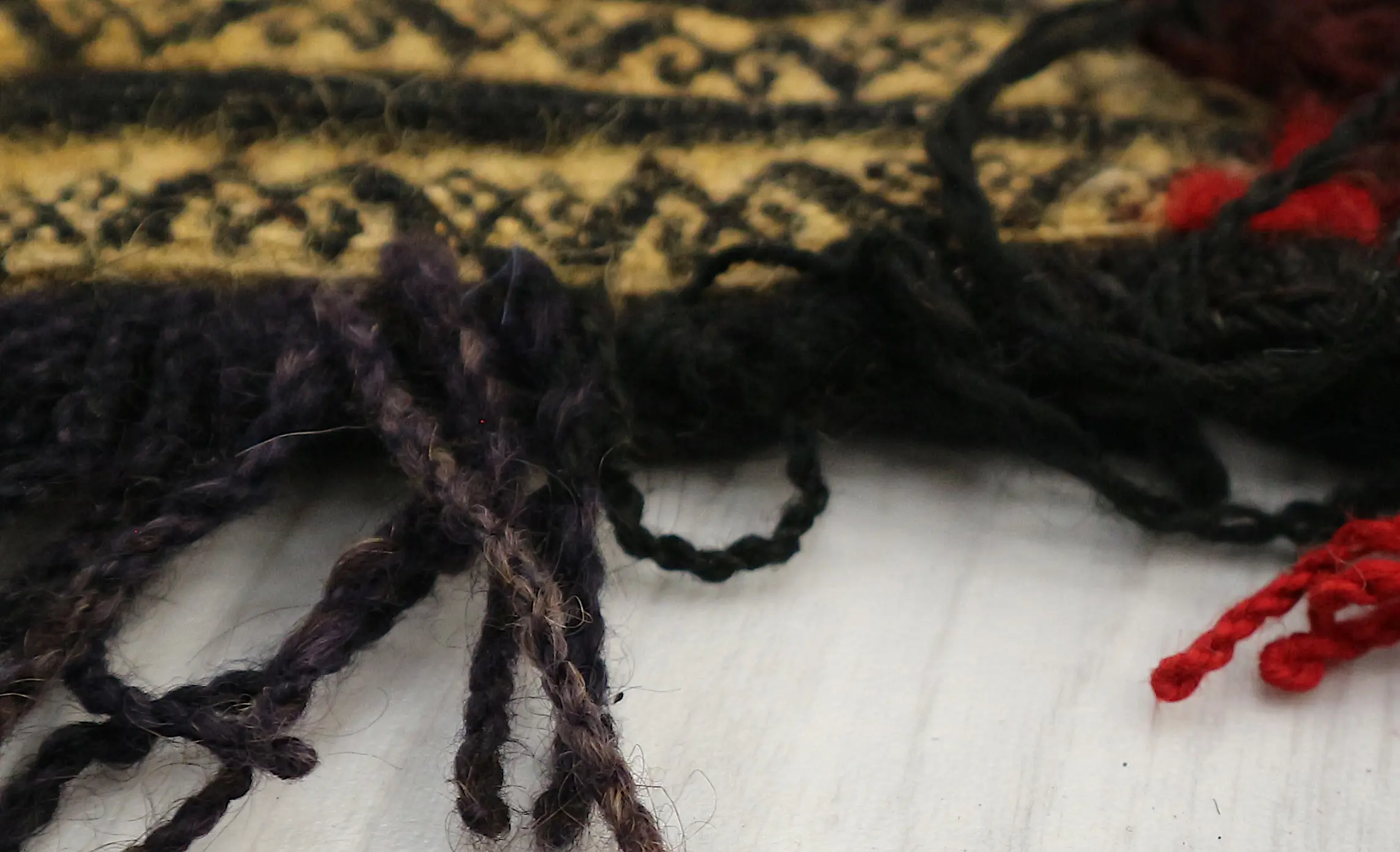 Fine Afghan Handknotted Bag - AFG001BAG 41 x 39 H