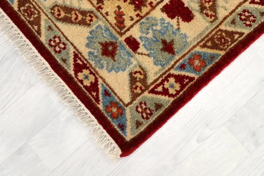 Indo Milas Rug - Red - Vibrant, Turkish inspired design Indian rug IML005