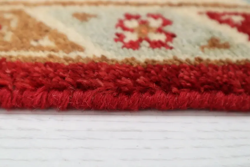 Indo Milas Rug - Red - Vibrant, Turkish inspired design Indian rug IML005