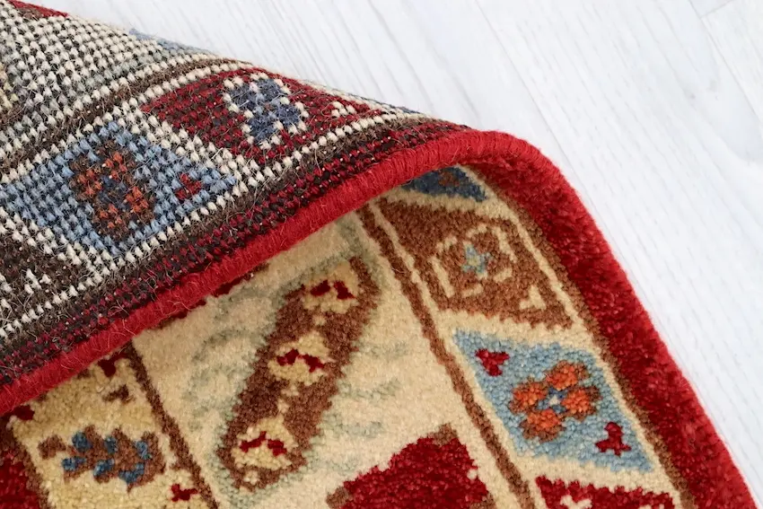 Indo Milas Rug - Red - Vibrant, Turkish inspired design Indian rug IML006