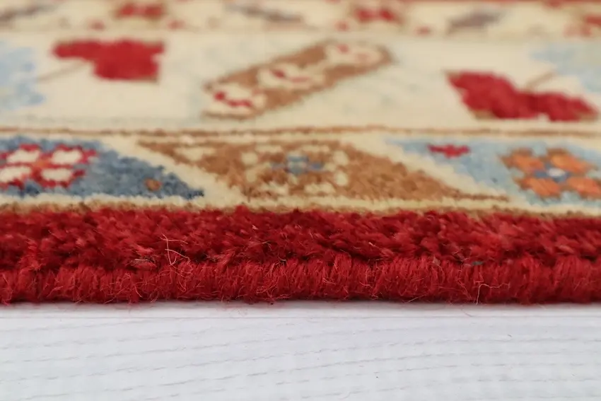 Indo Milas Rug - Red - Vibrant, Turkish inspired design Indian rug IML006