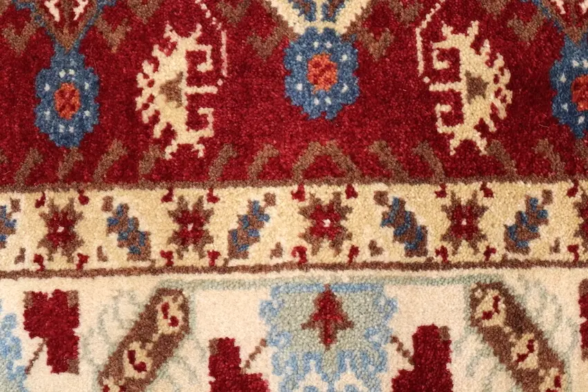 Indo Milas Rug - Red - Vibrant, Turkish inspired design Indian rug IML006